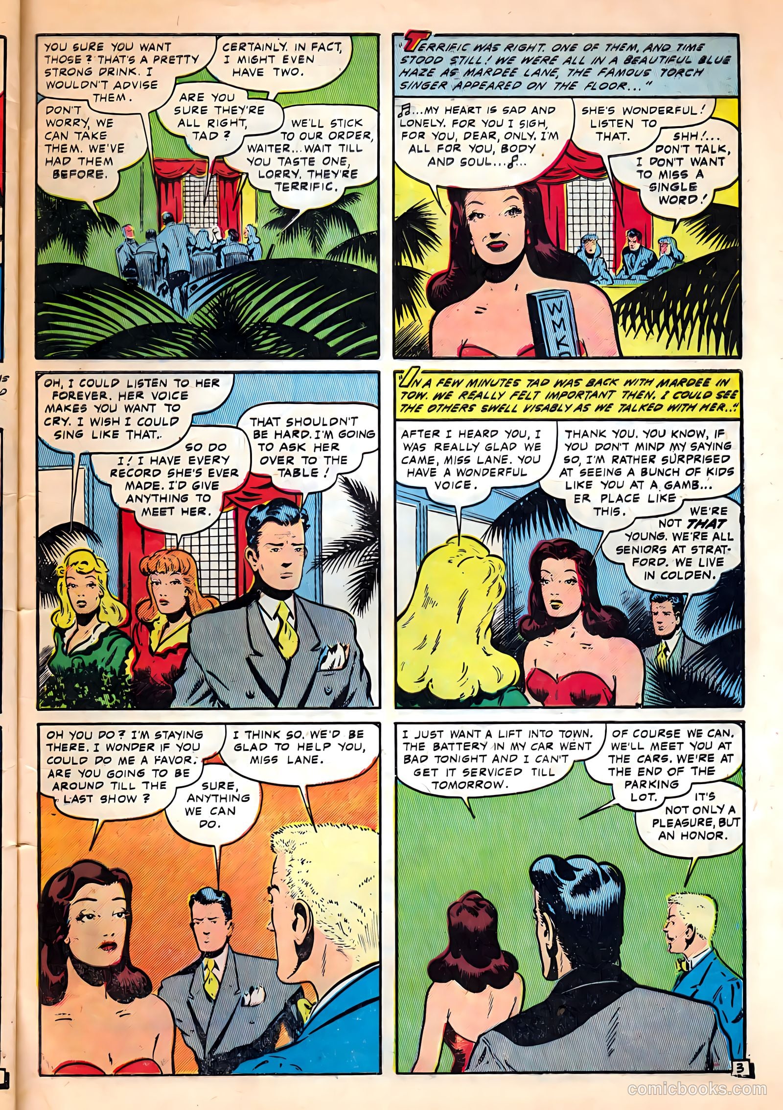 Campus Romances #3 (1950) — page 29 of 36
