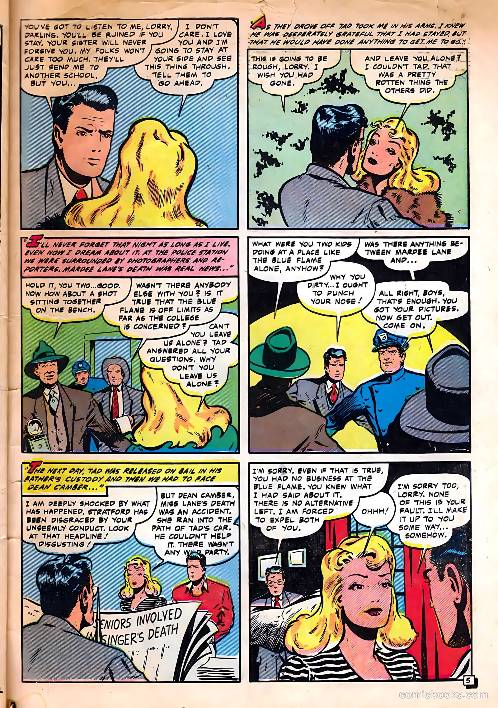 Campus Romances #3 (1950) — page 31 of 36