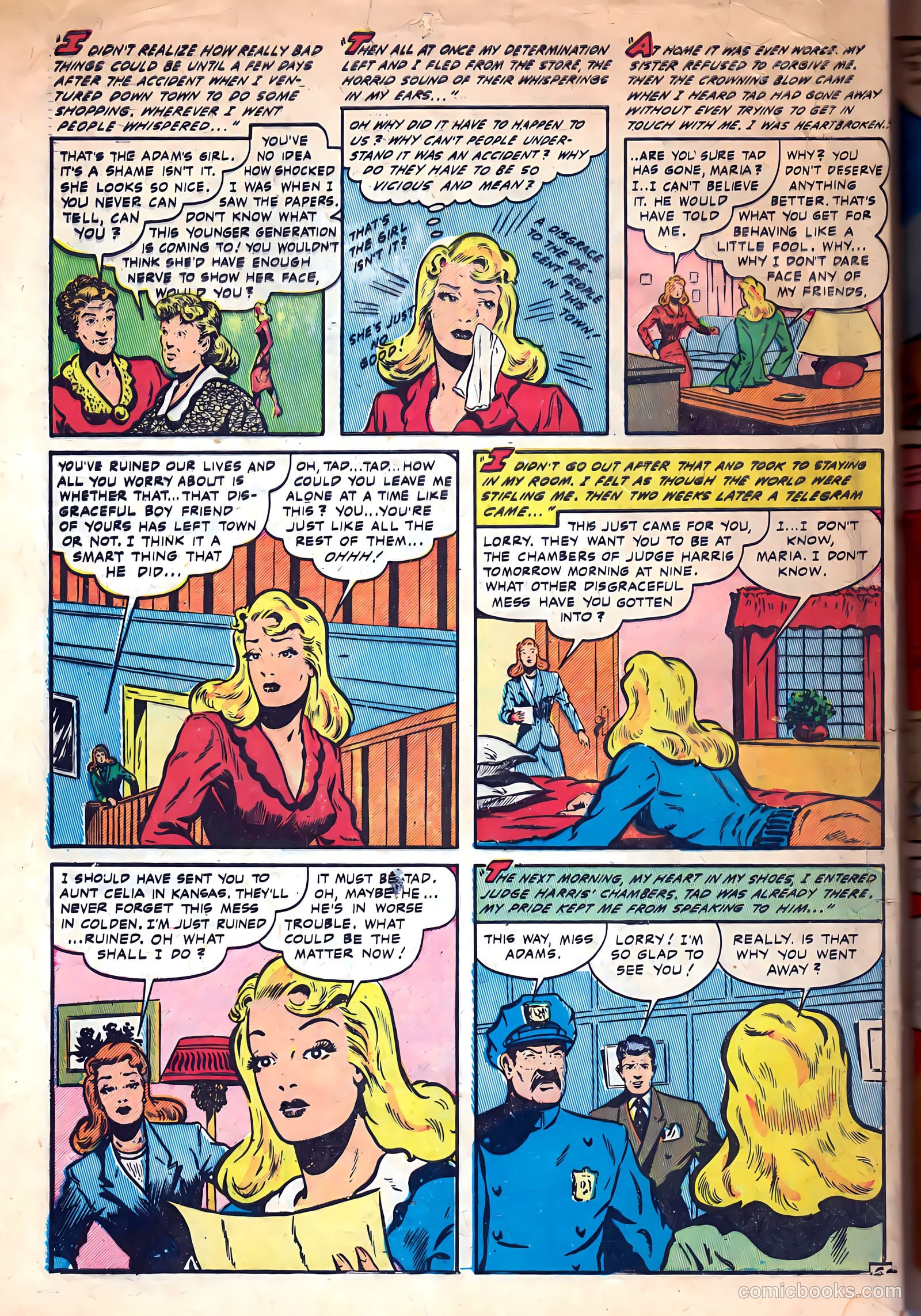 Campus Romances #3 (1950) — page 32 of 36