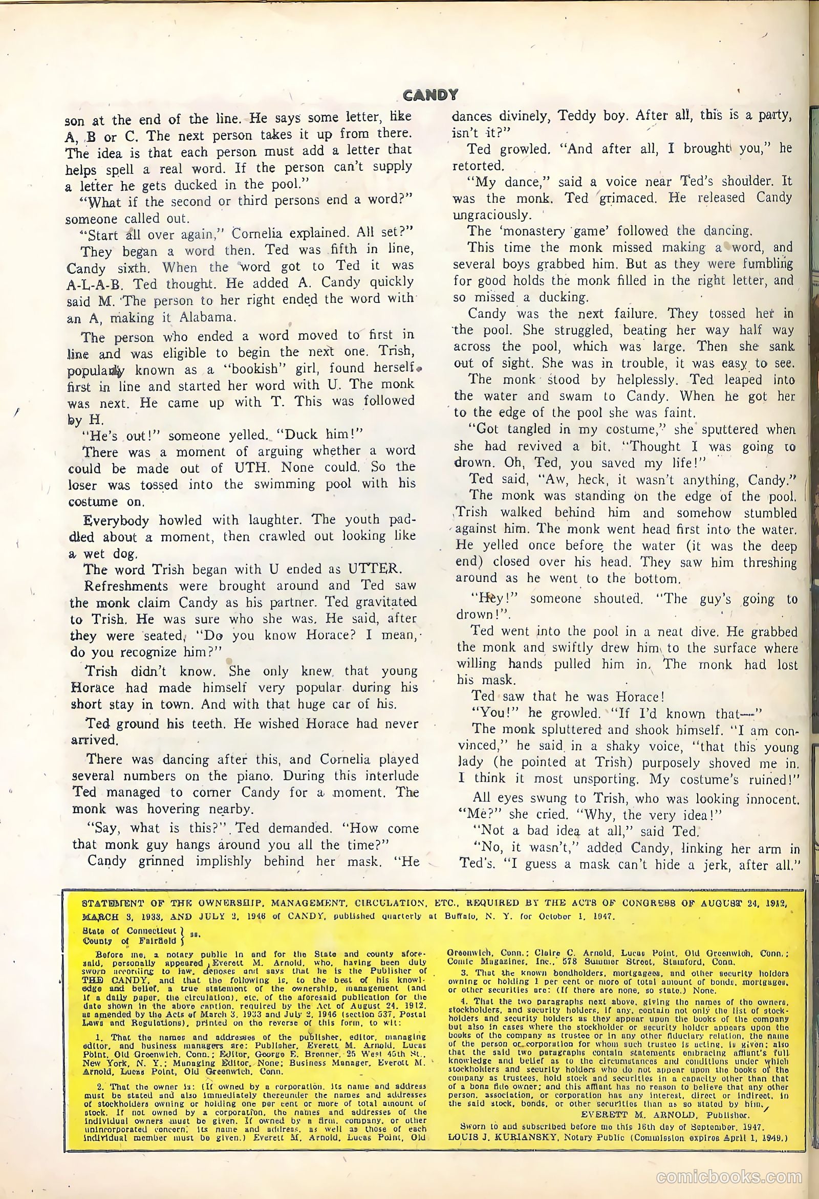 Candy #3 (1948) — page 40 of 54