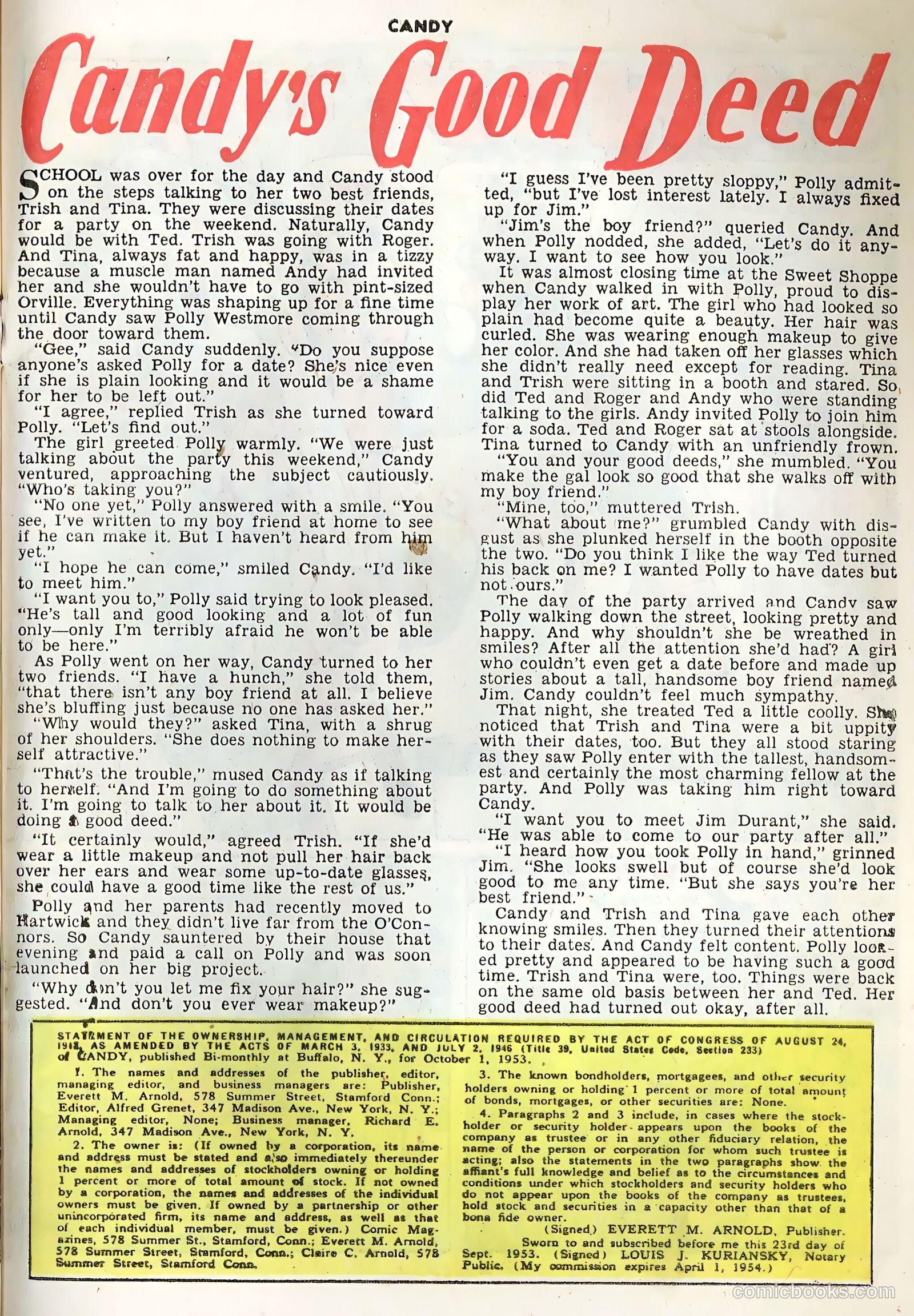 Candy #48 (1954) — page 27 of 36