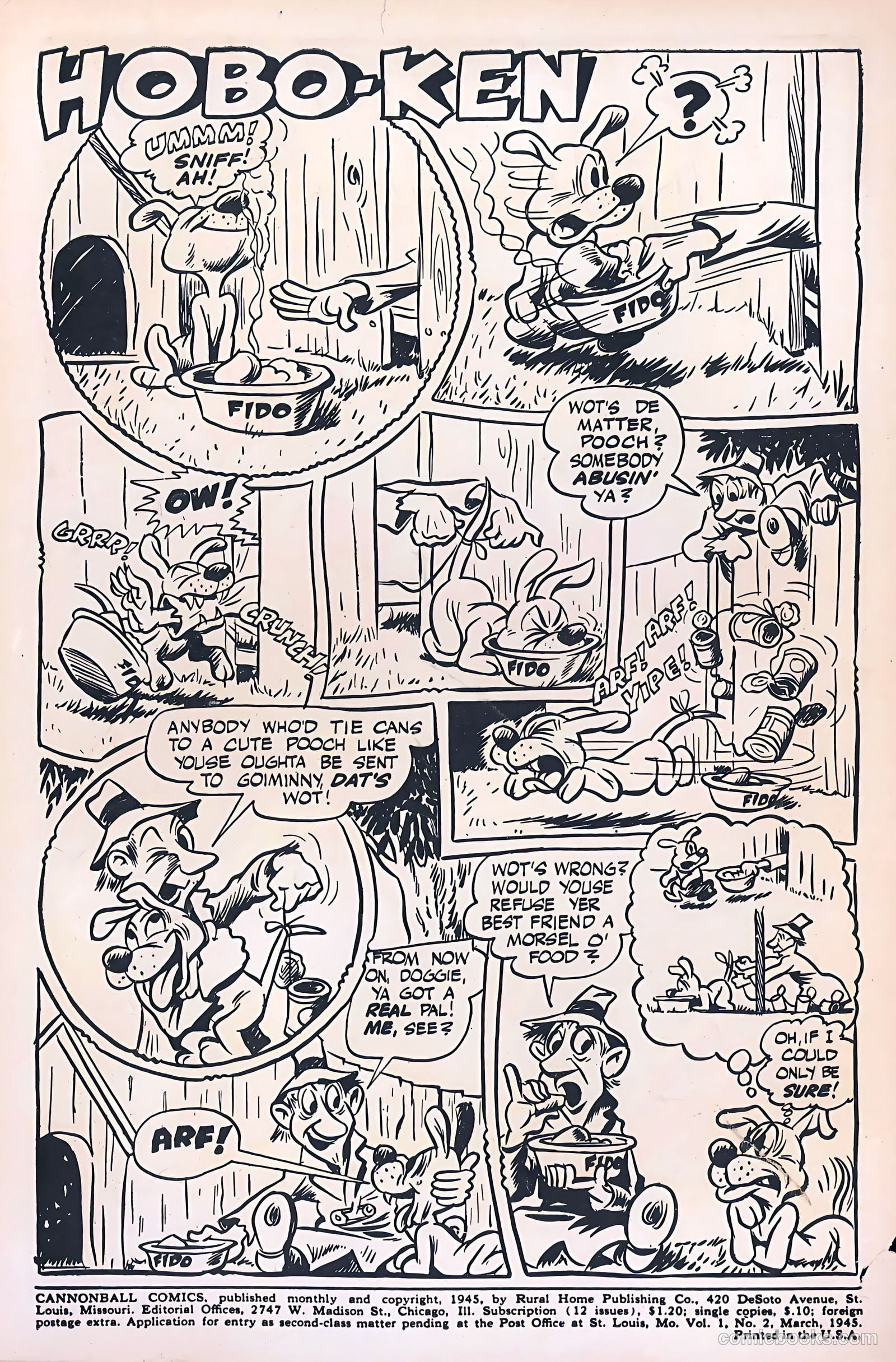 Cannonball Comics #2 (1945) — page 2 of 52