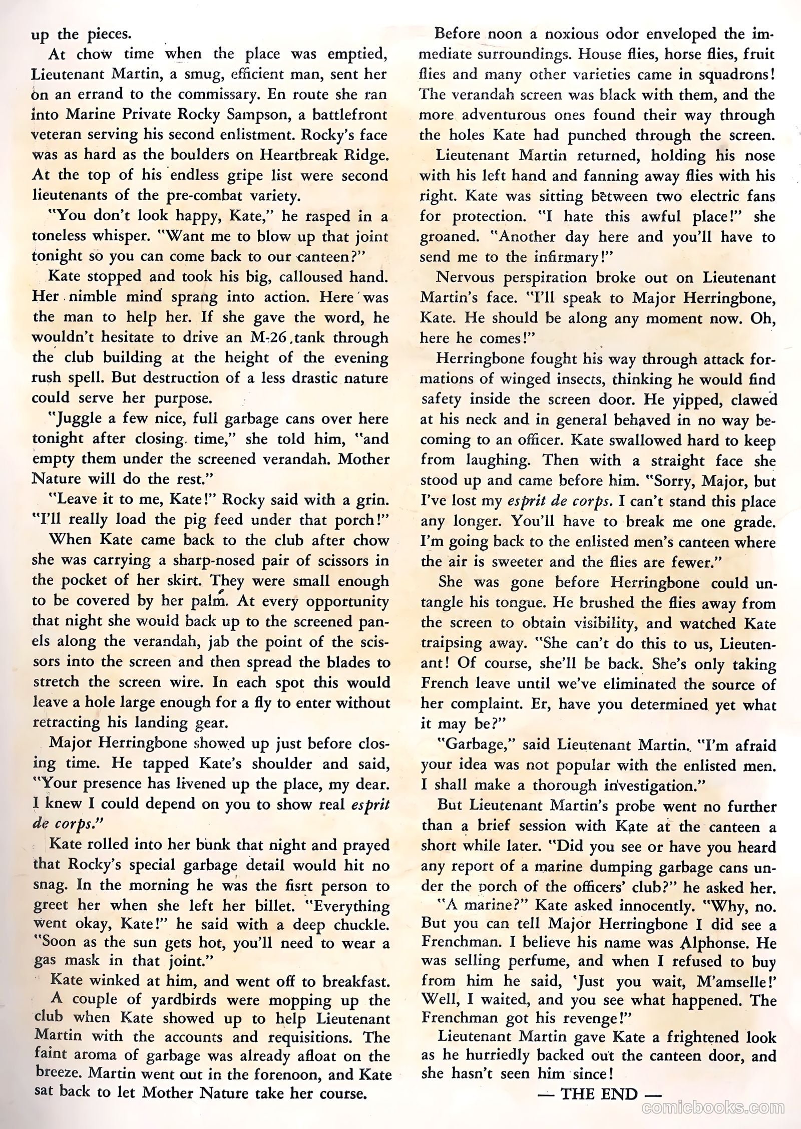 Canteen Kate #1 (1952) — page 35 of 36