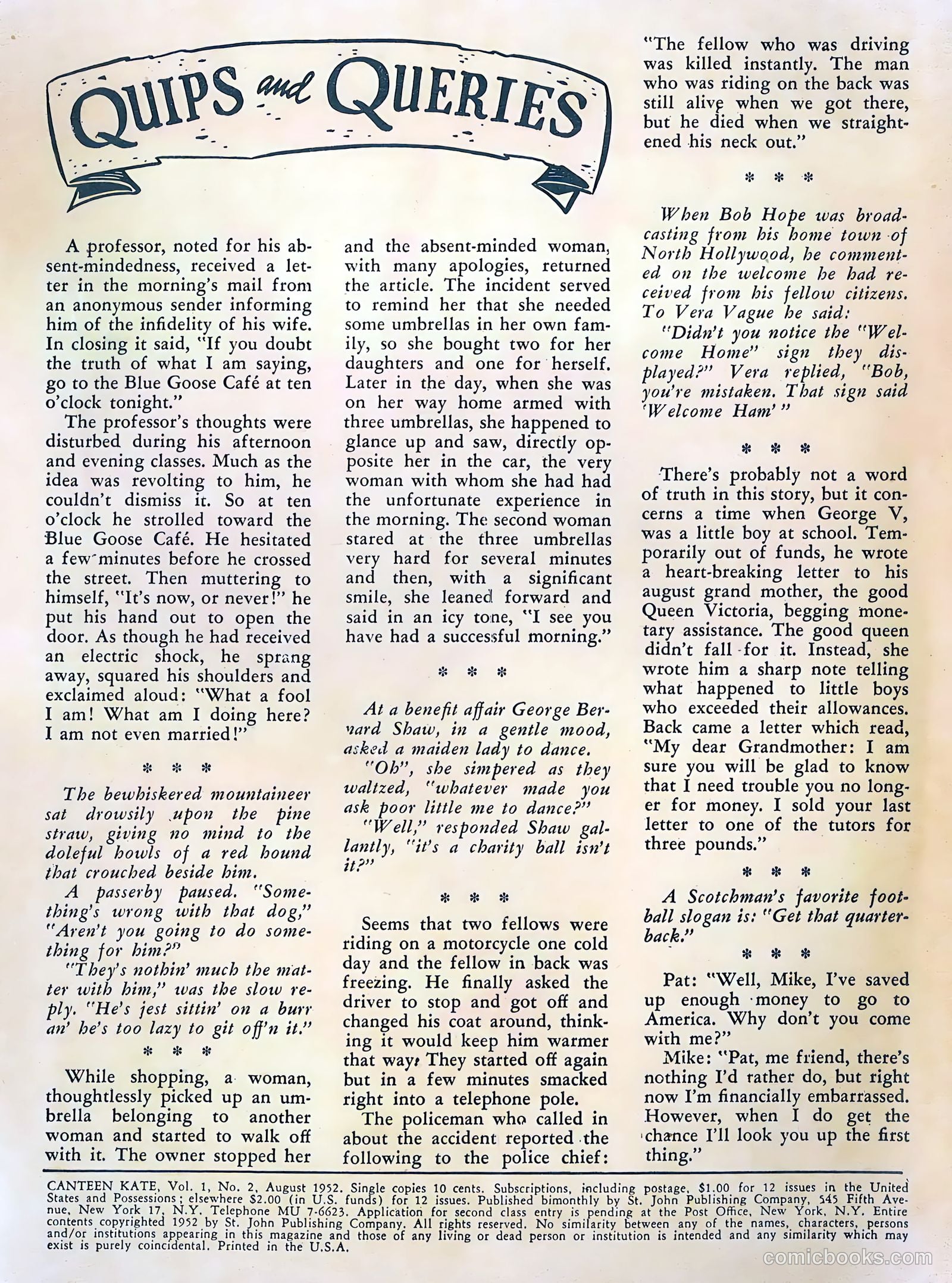 Canteen Kate #2 (1952) — page 2 of 36