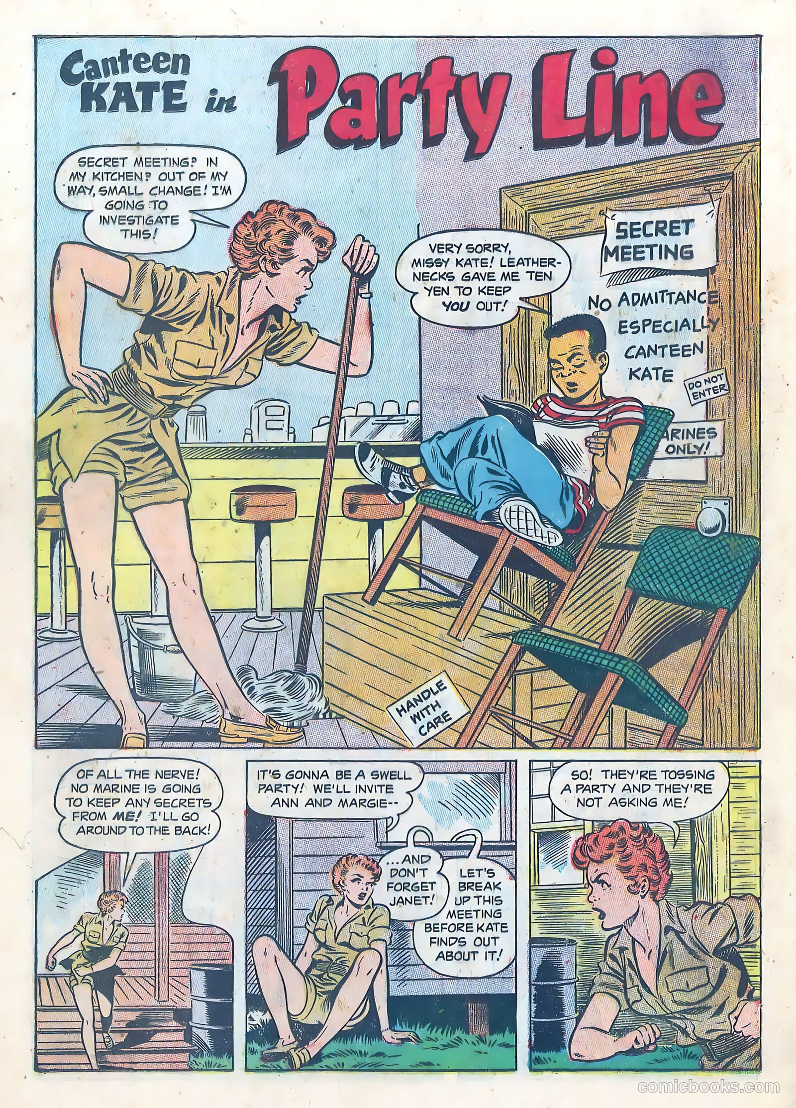 Canteen Kate #3 (1952) — page 18 of 36