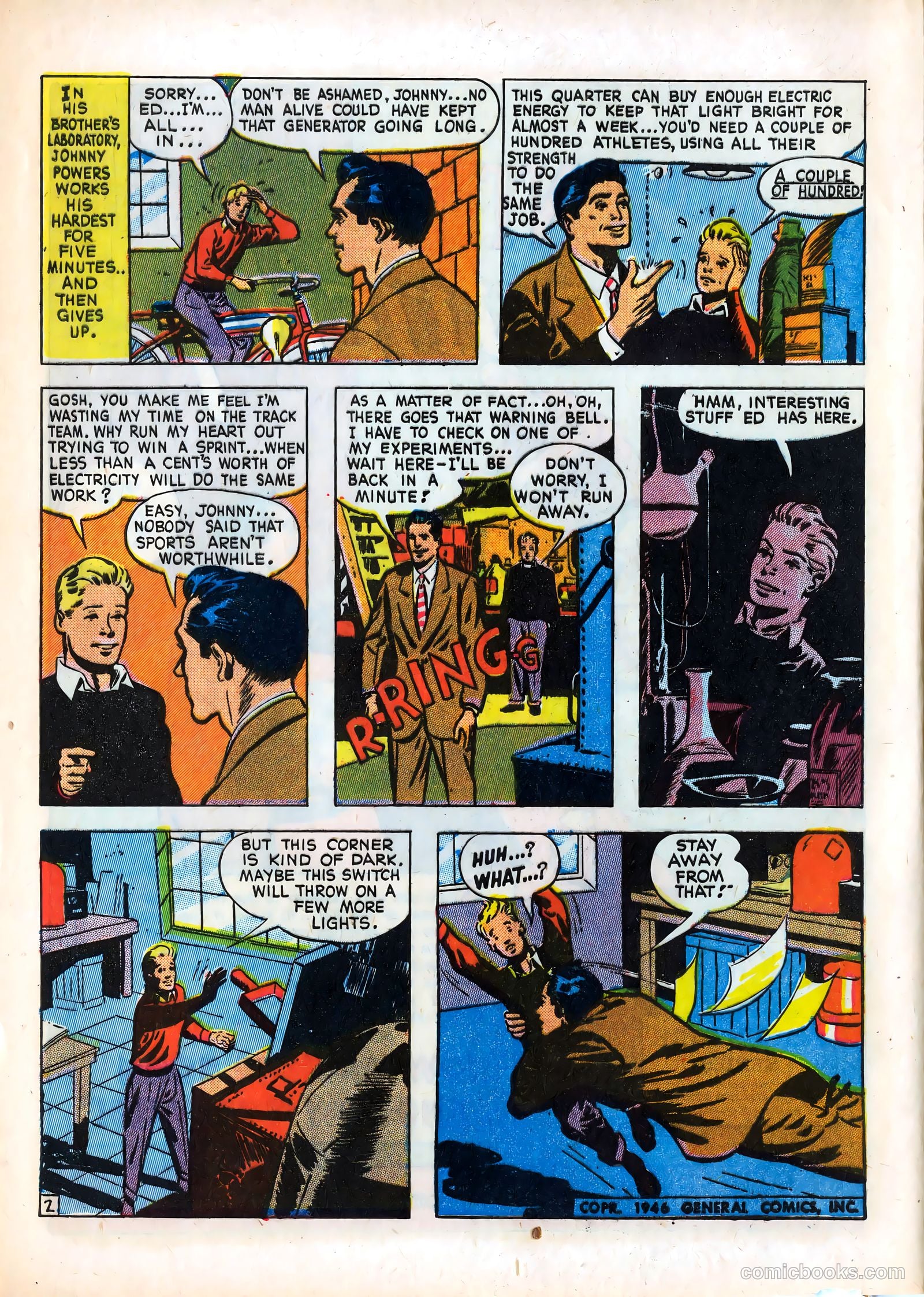 Adventures in Electricity #1 (1946) — page 2 of 16