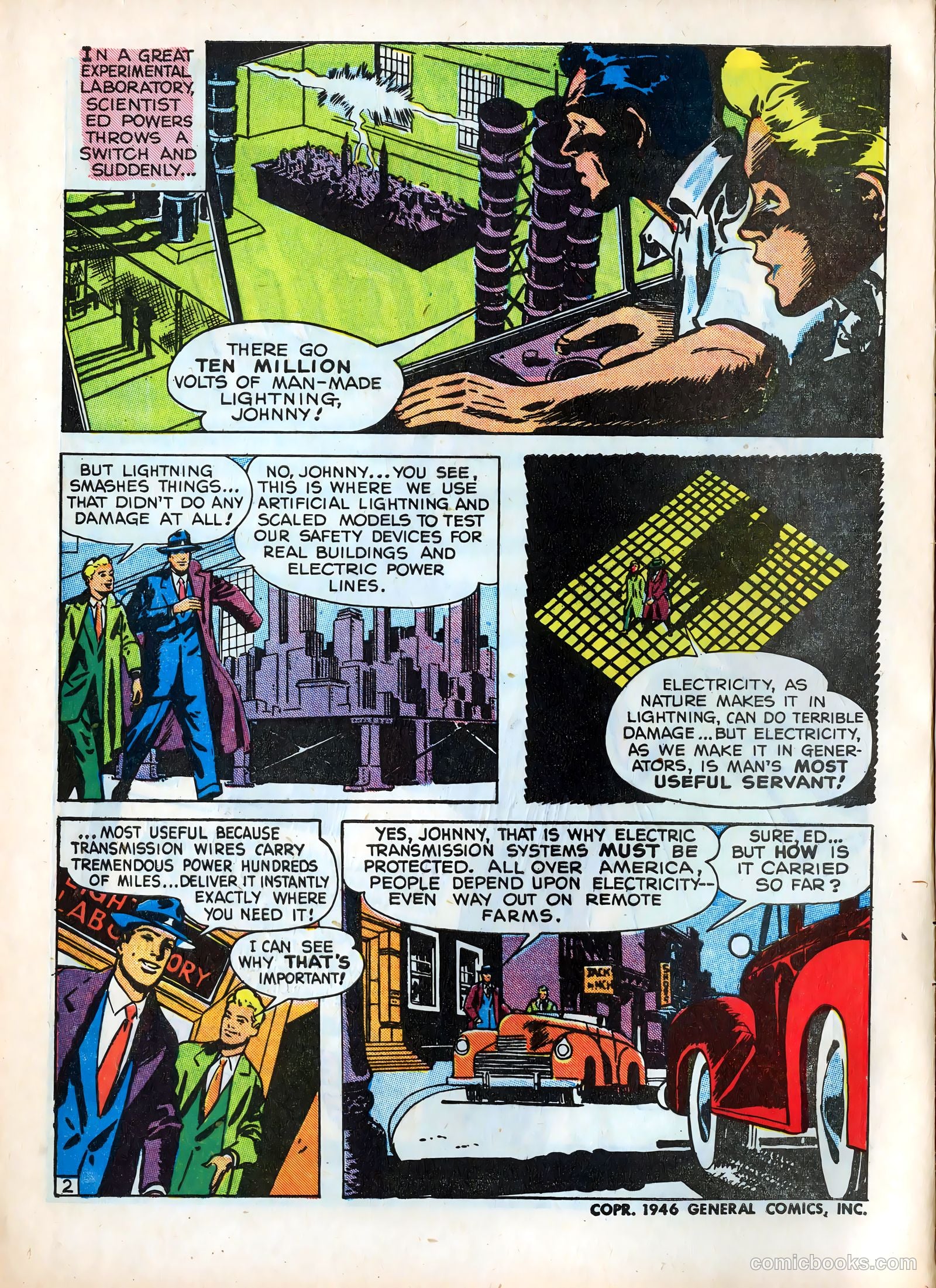 Adventures in Electricity #3 (1946) — page 2 of 16