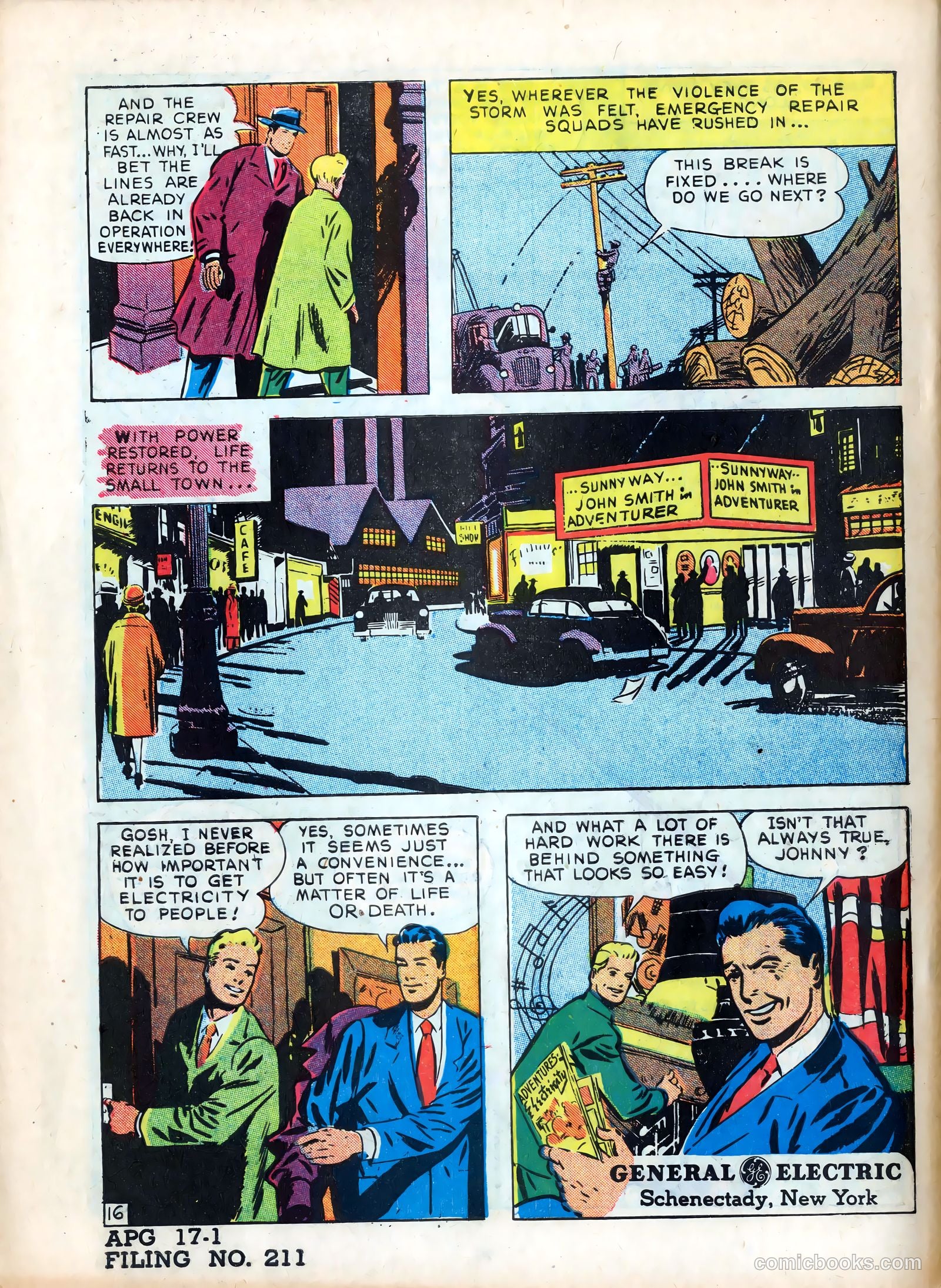 Adventures in Electricity #3 (1946) — page 16 of 16