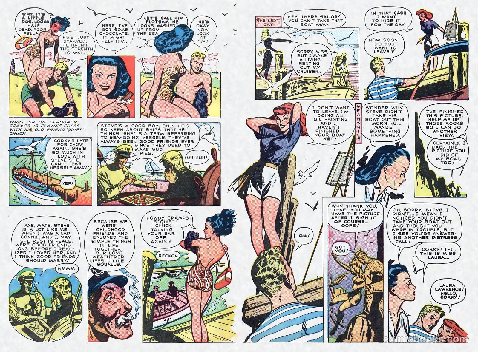 Adventures in Romance #1 (1949) — page 5 of 32