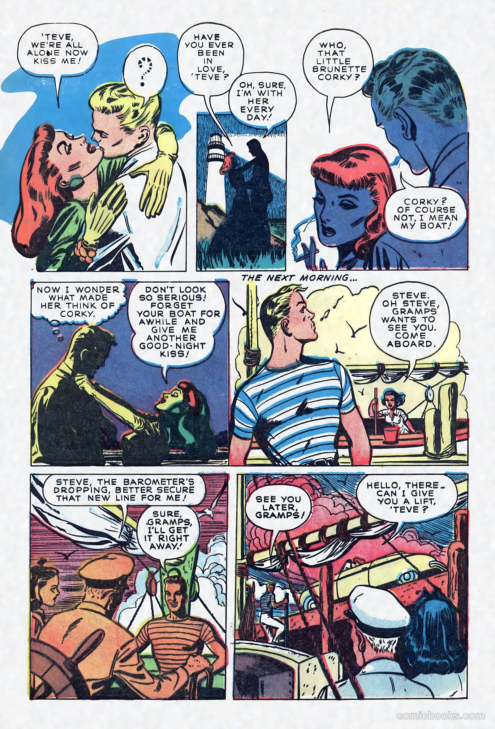 Adventures in Romance #1 (1949) — page 7 of 32
