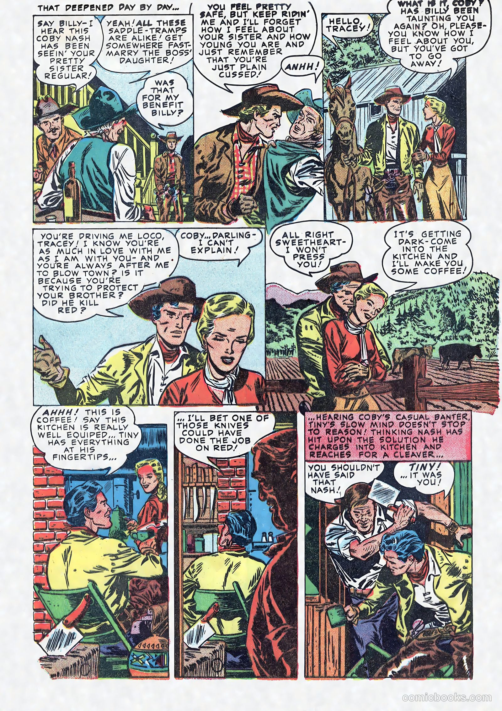 Adventures in Romance #1 (1949) — page 17 of 32