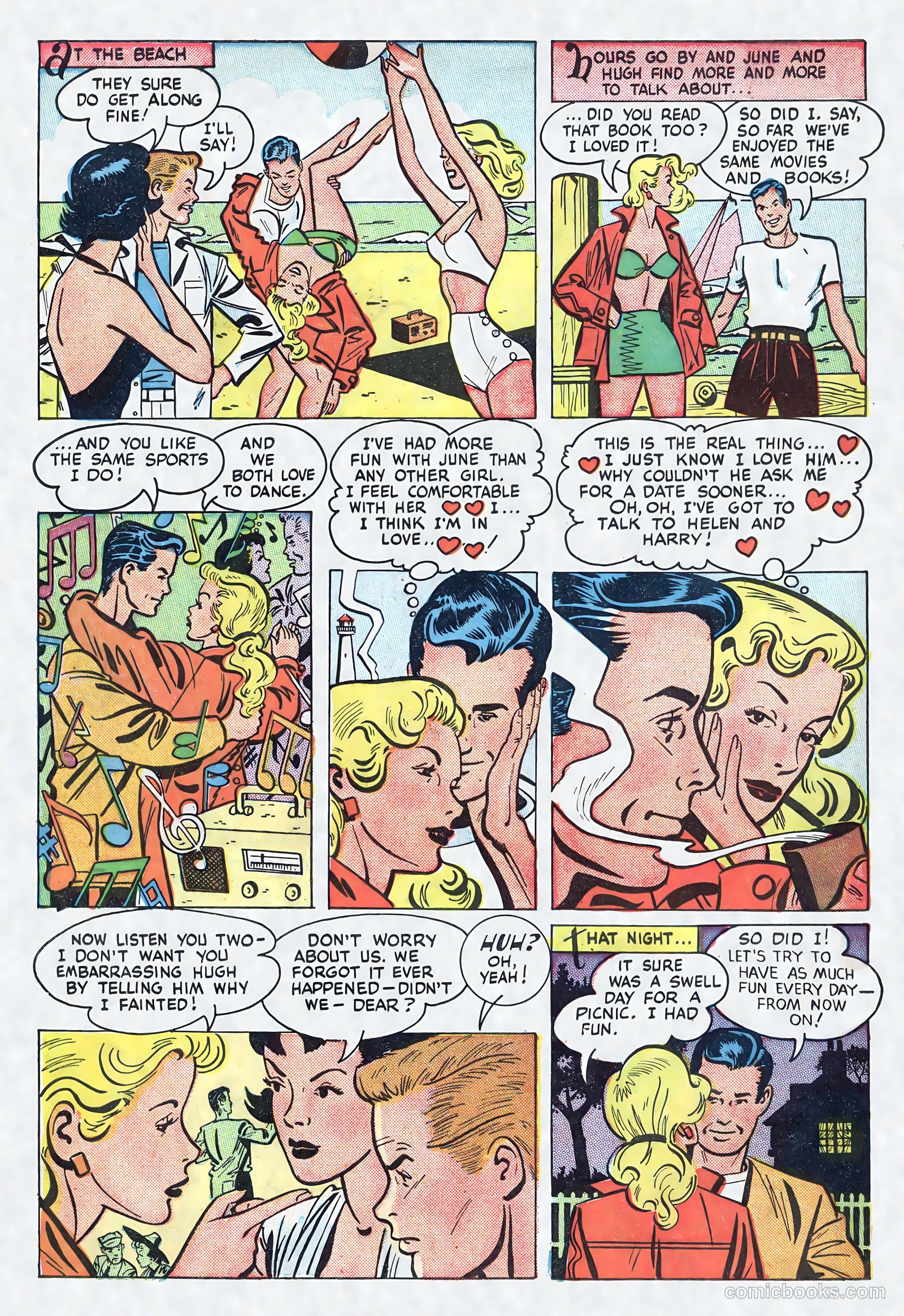 Adventures in Romance #1 (1949) — page 23 of 32