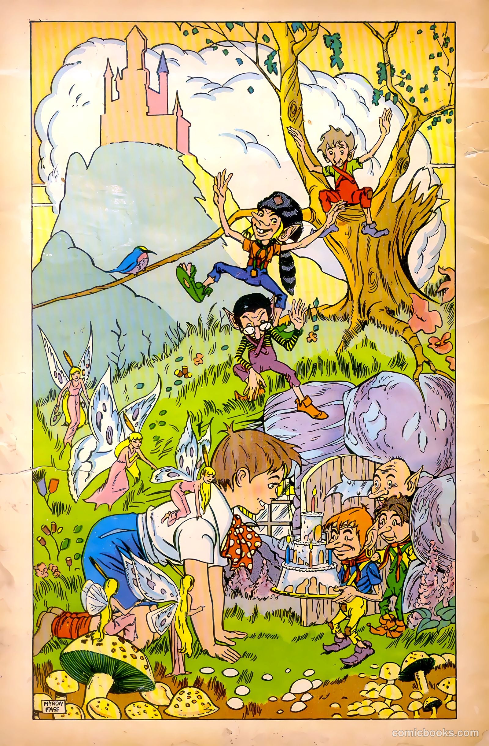 Adventures in Wonderland #1 (1955) — page 36 of 36