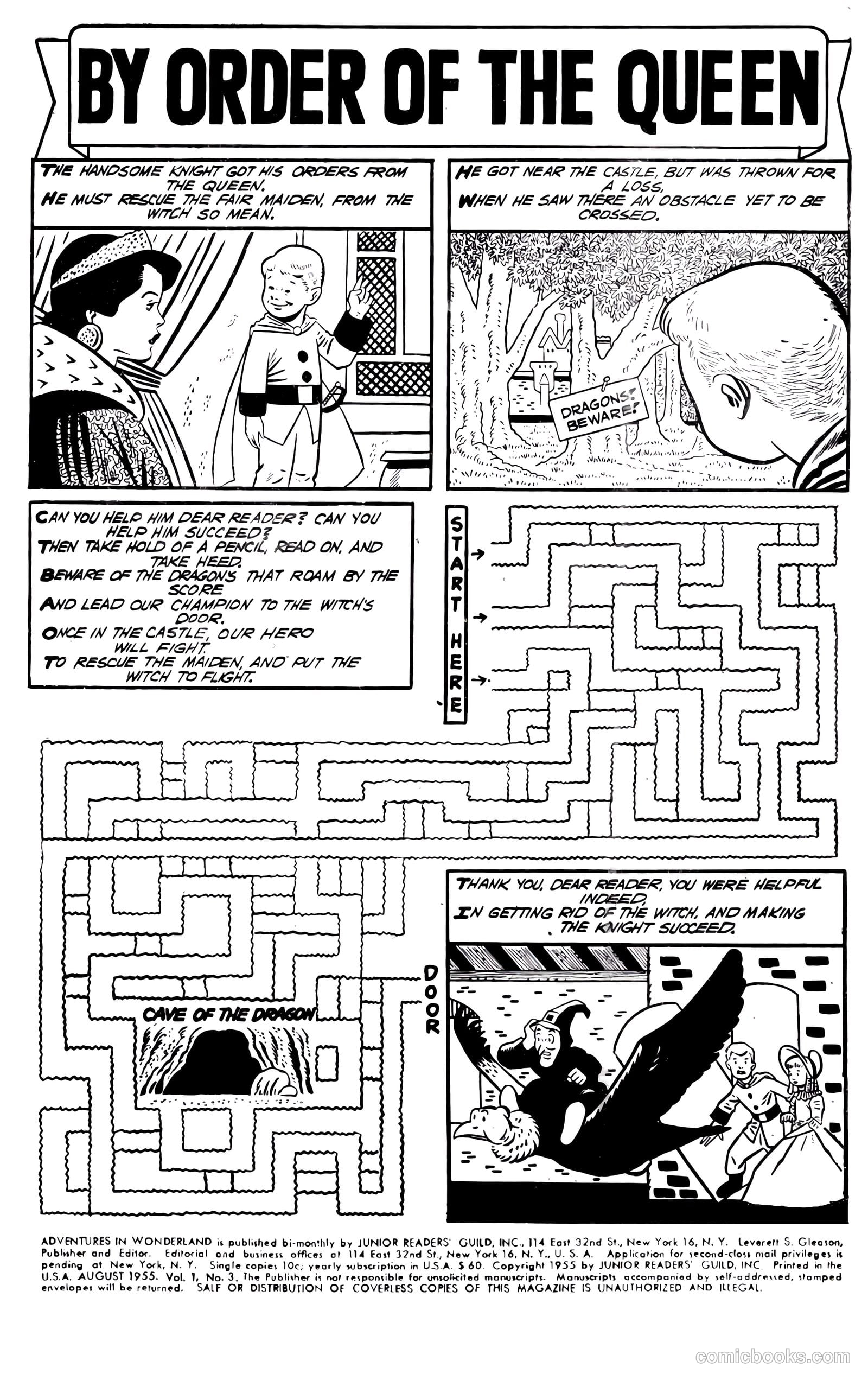 Adventures in Wonderland #3 (1955) — page 2 of 36