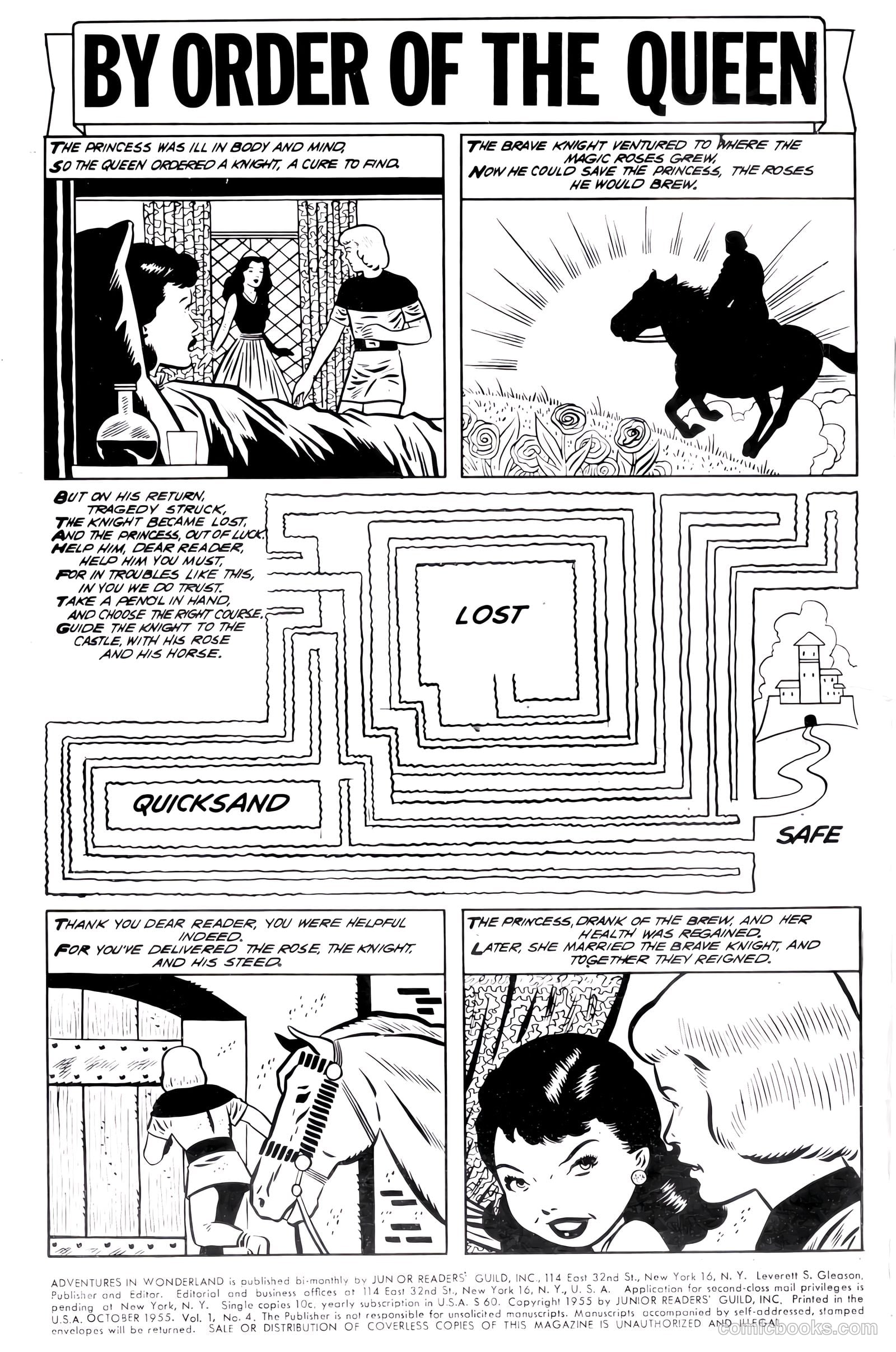 Adventures in Wonderland #4 (1955) — page 2 of 36