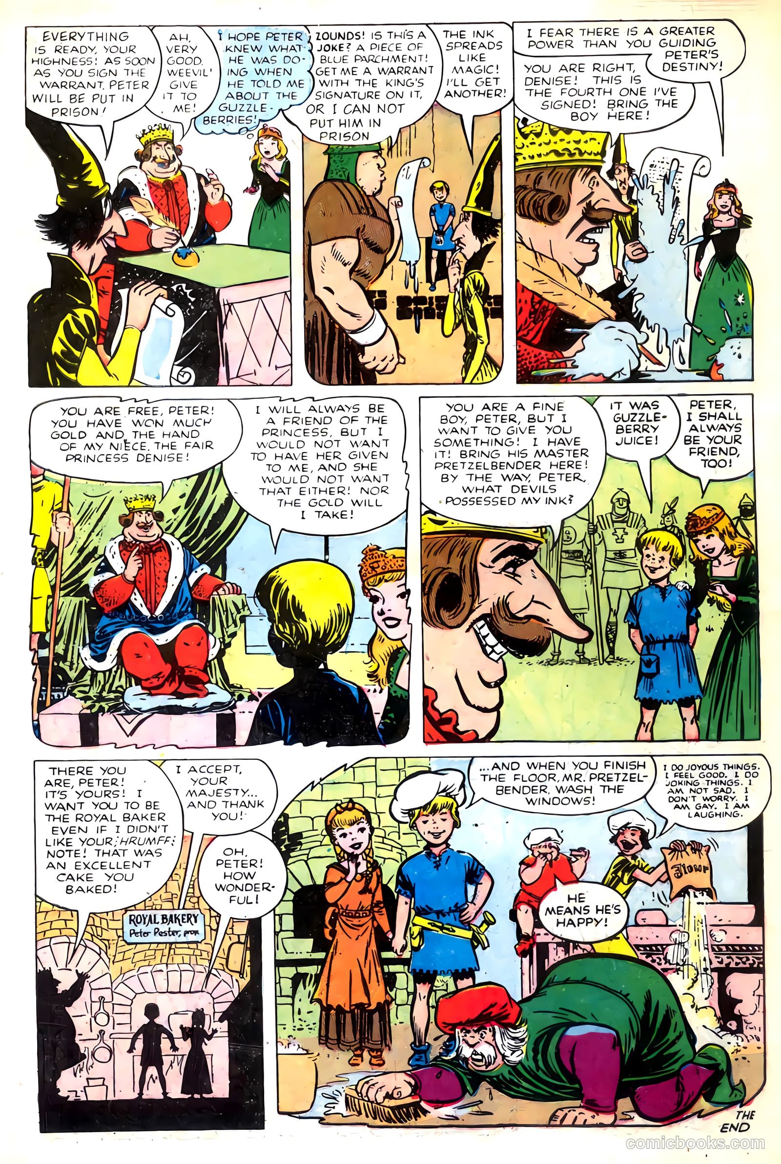 Adventures in Wonderland #4 (1955) — page 34 of 36