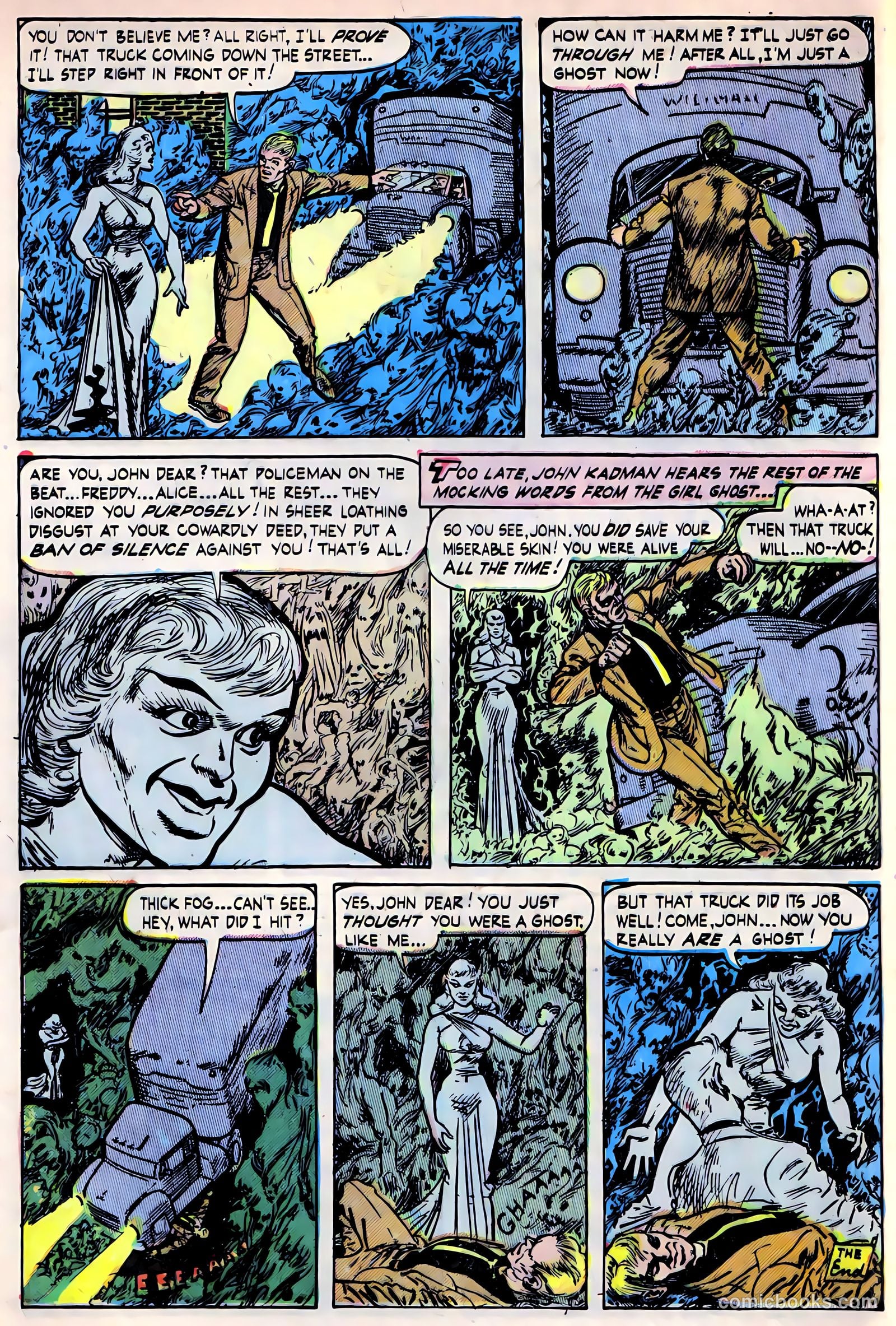 Adventures into Darkness #10 (1953) — page 16 of 36