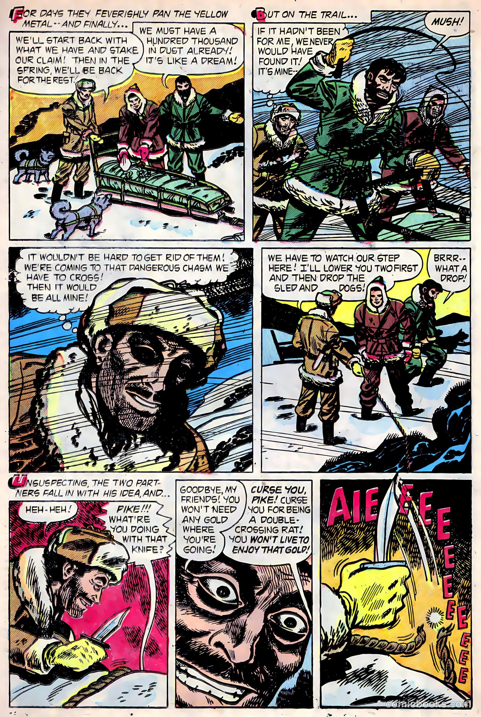 Adventures into Darkness #10 (1953) — page 22 of 36