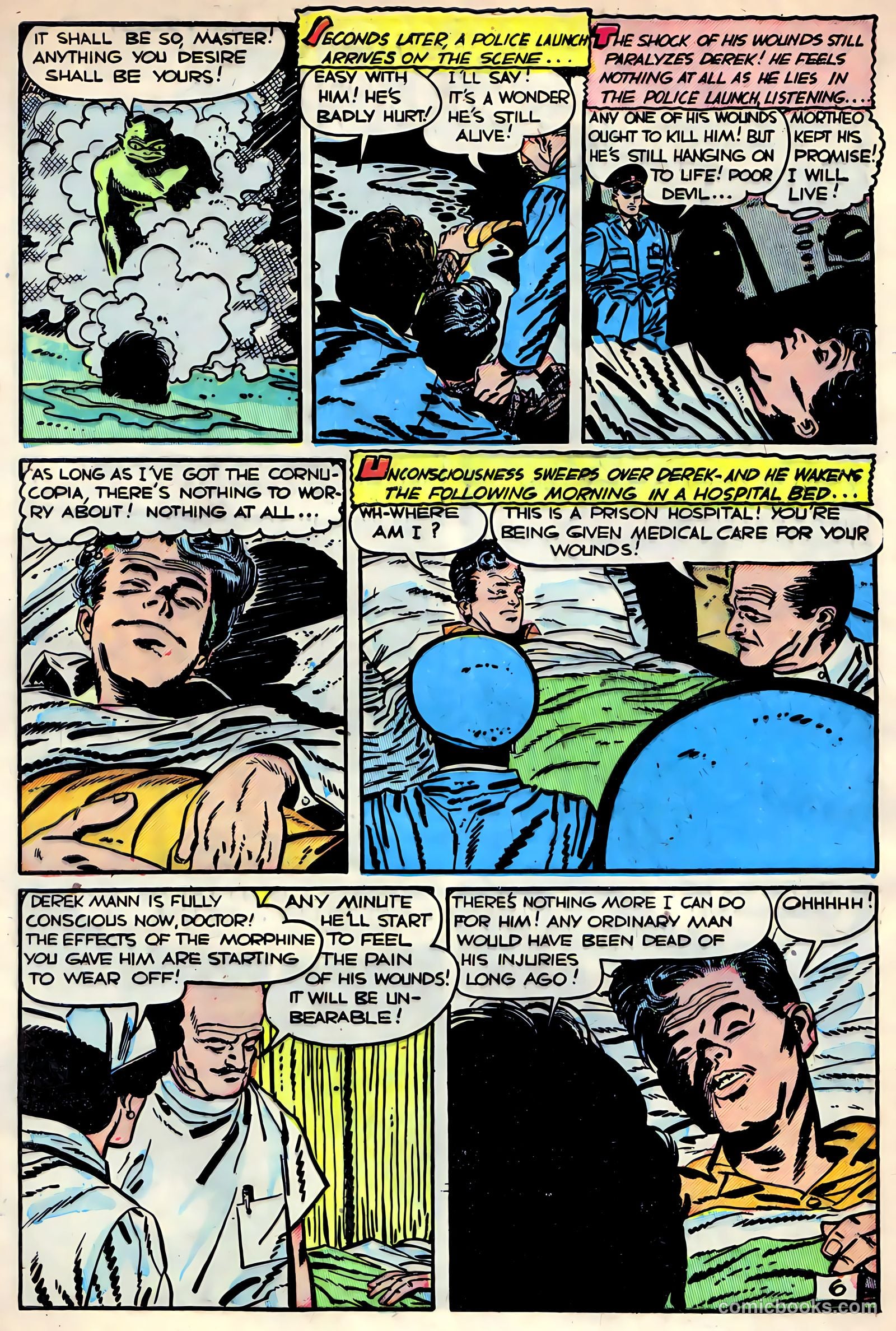 Adventures into Darkness #10 (1953) — page 32 of 36