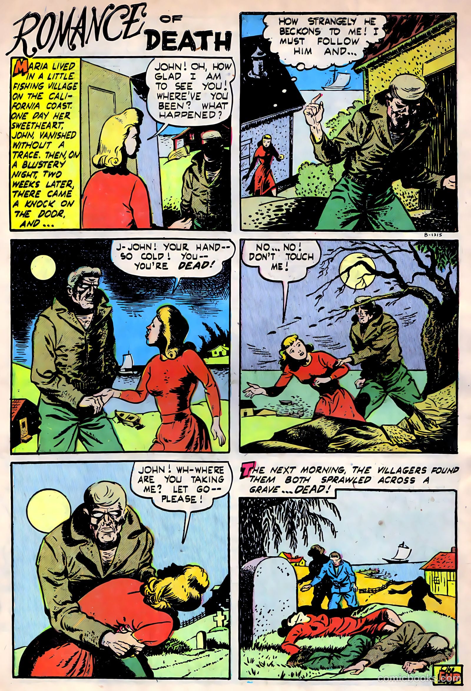 Adventures into Darkness #10 (1953) — page 34 of 36