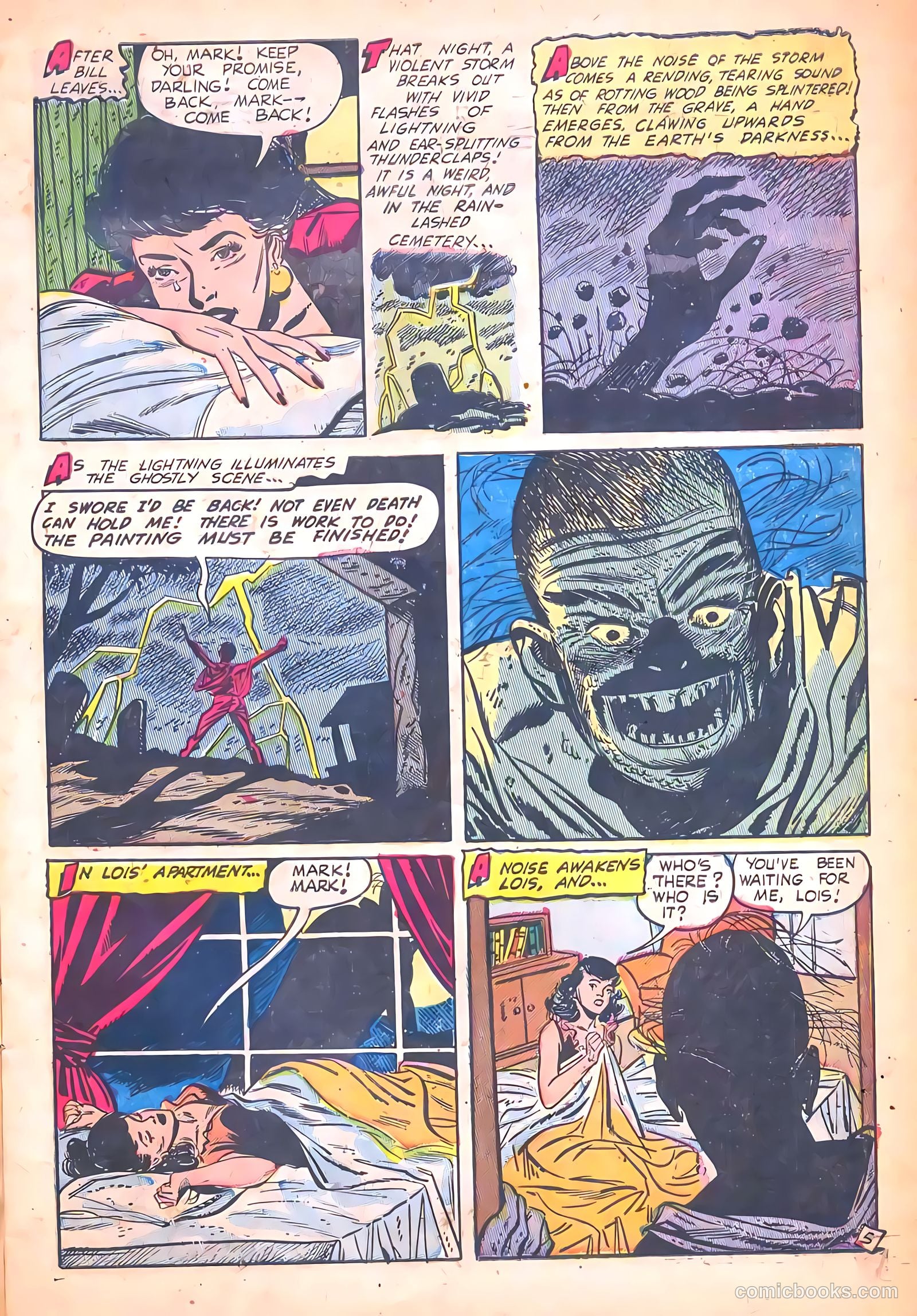 Adventures into Darkness #11 (1953) — page 7 of 36