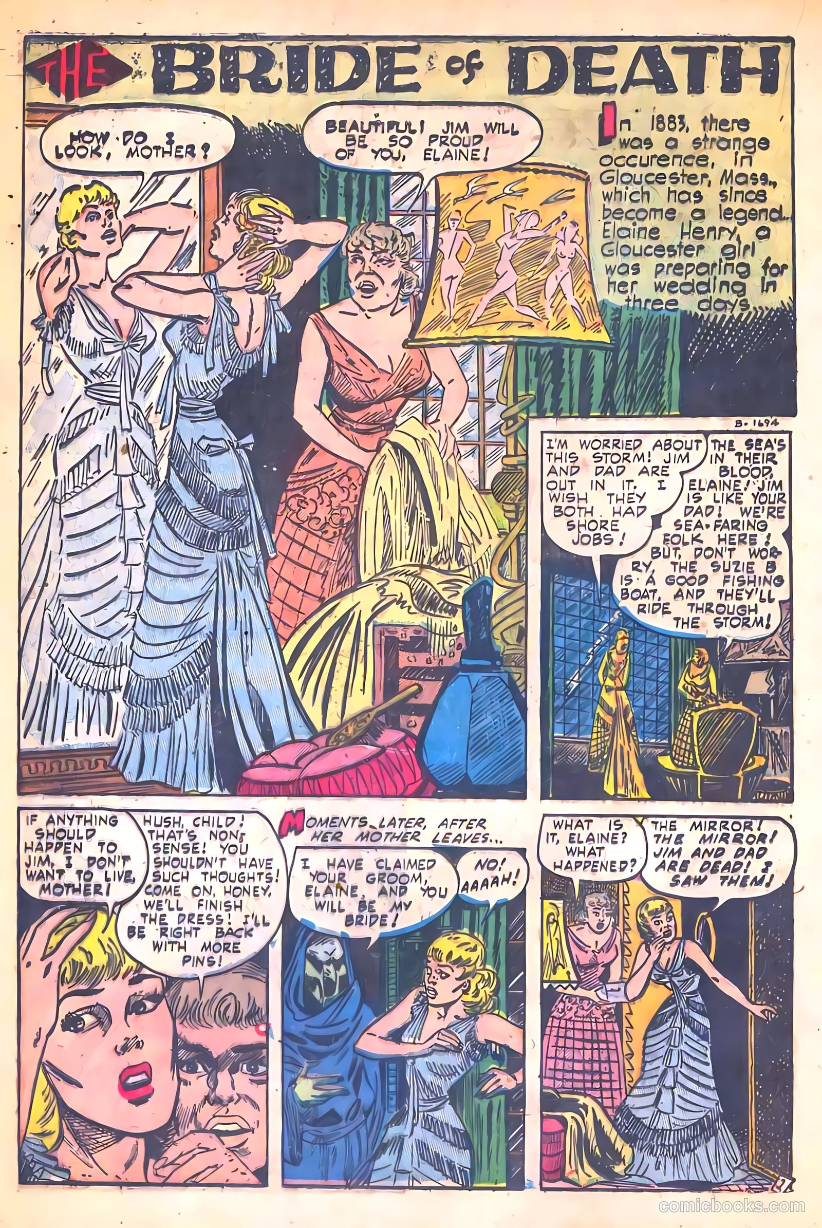 Adventures into Darkness #11 (1953) — page 22 of 36