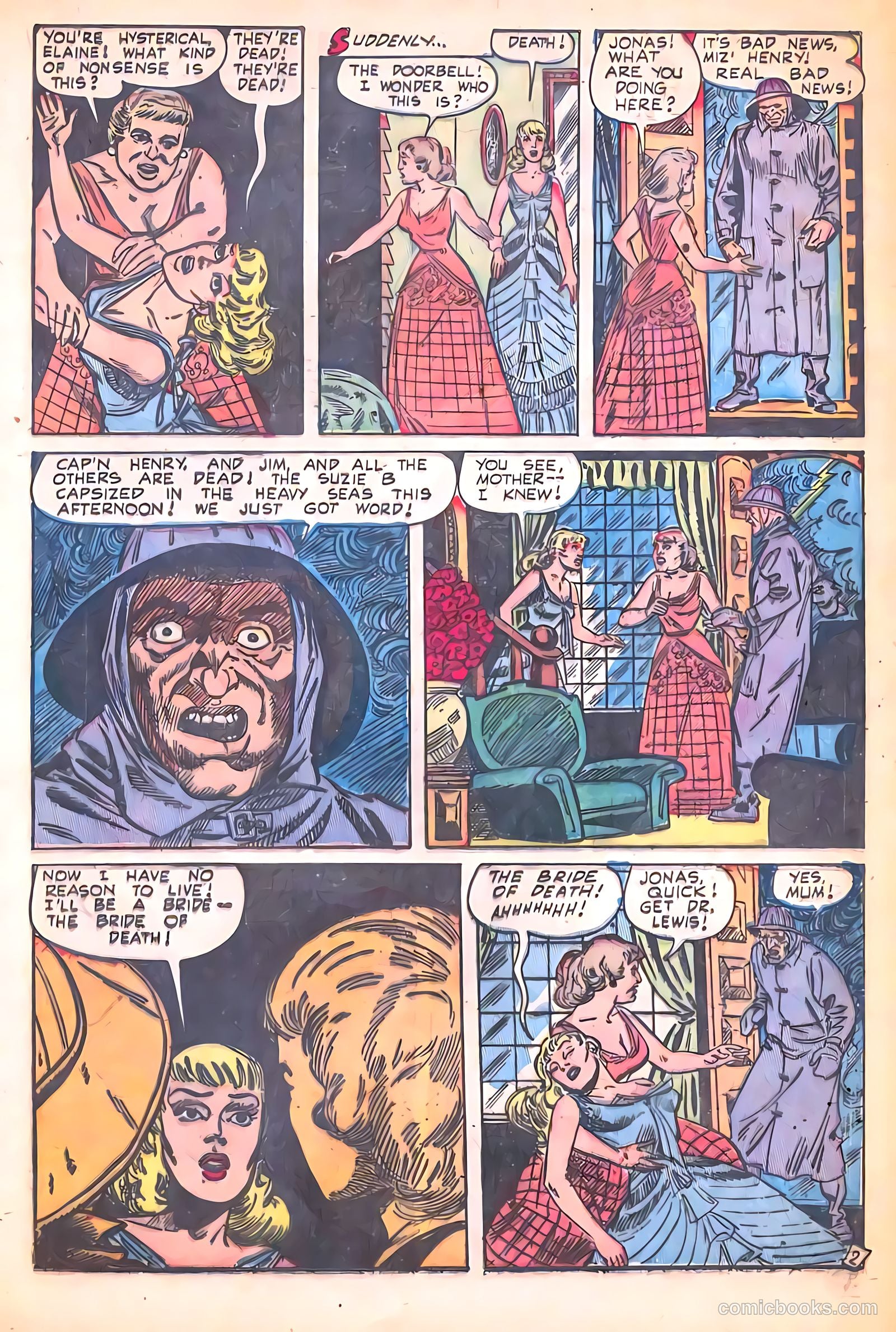 Adventures into Darkness #11 (1953) — page 23 of 36