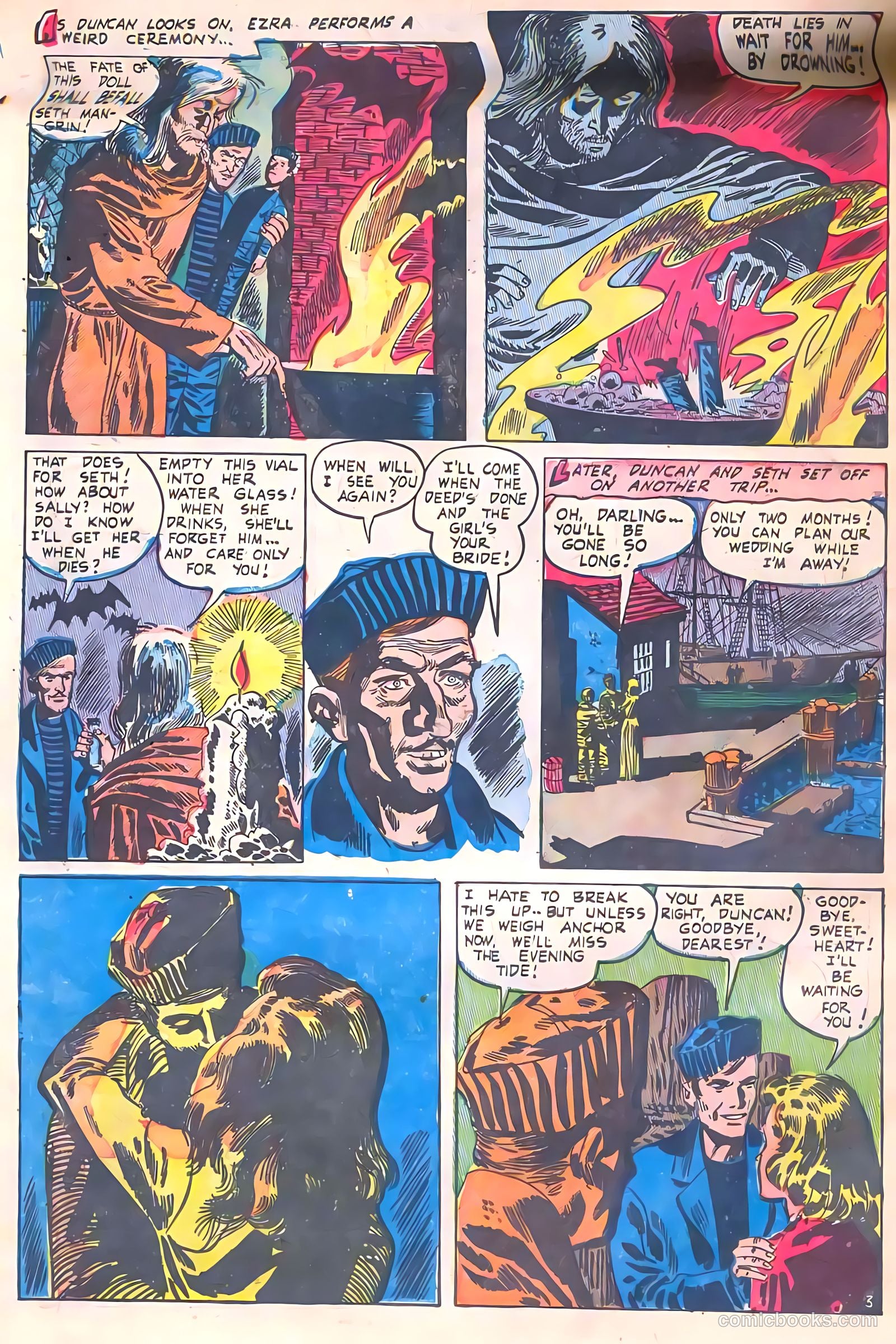 Adventures into Darkness #12 (1953) — page 18 of 36