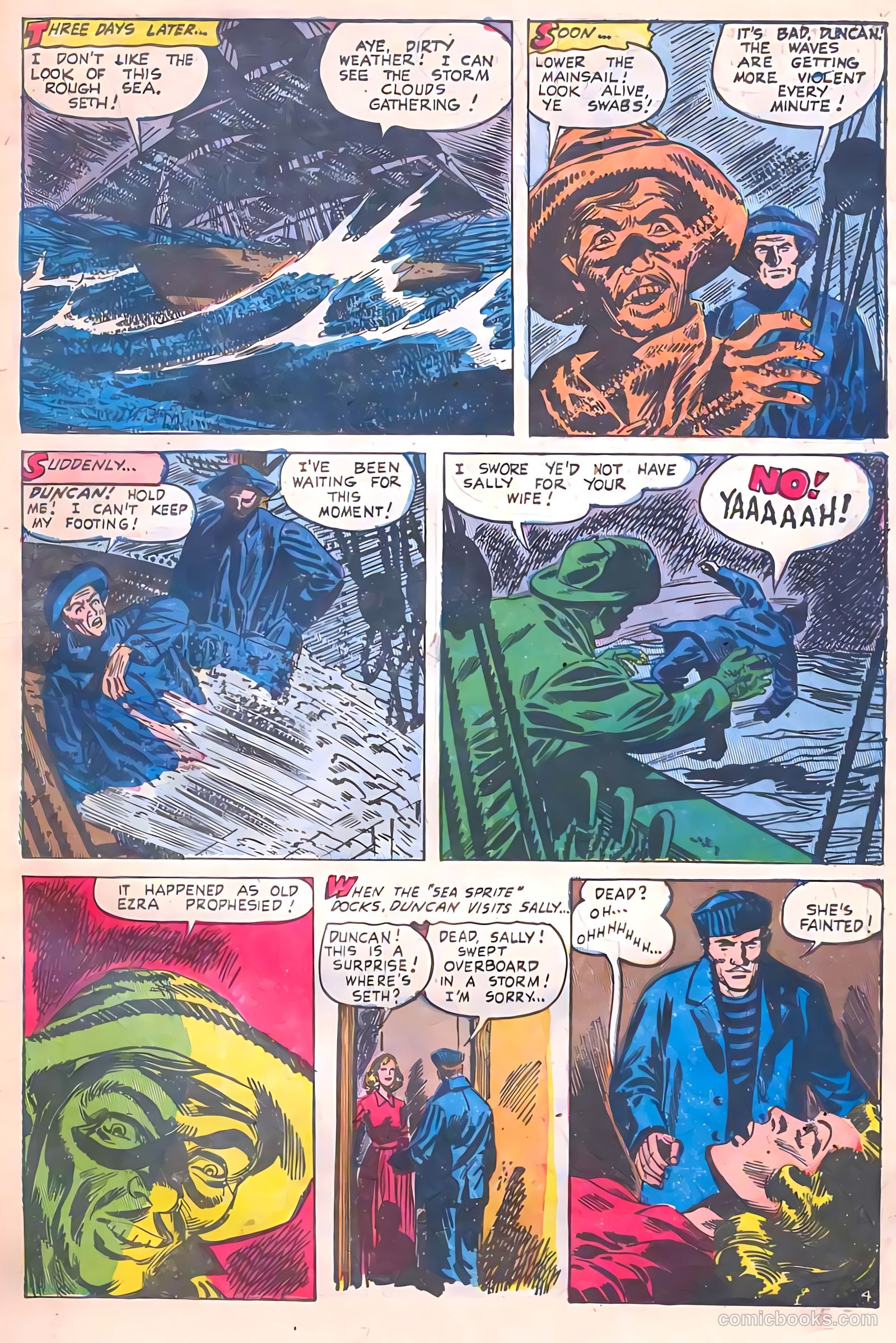Adventures into Darkness #12 (1953) — page 19 of 36