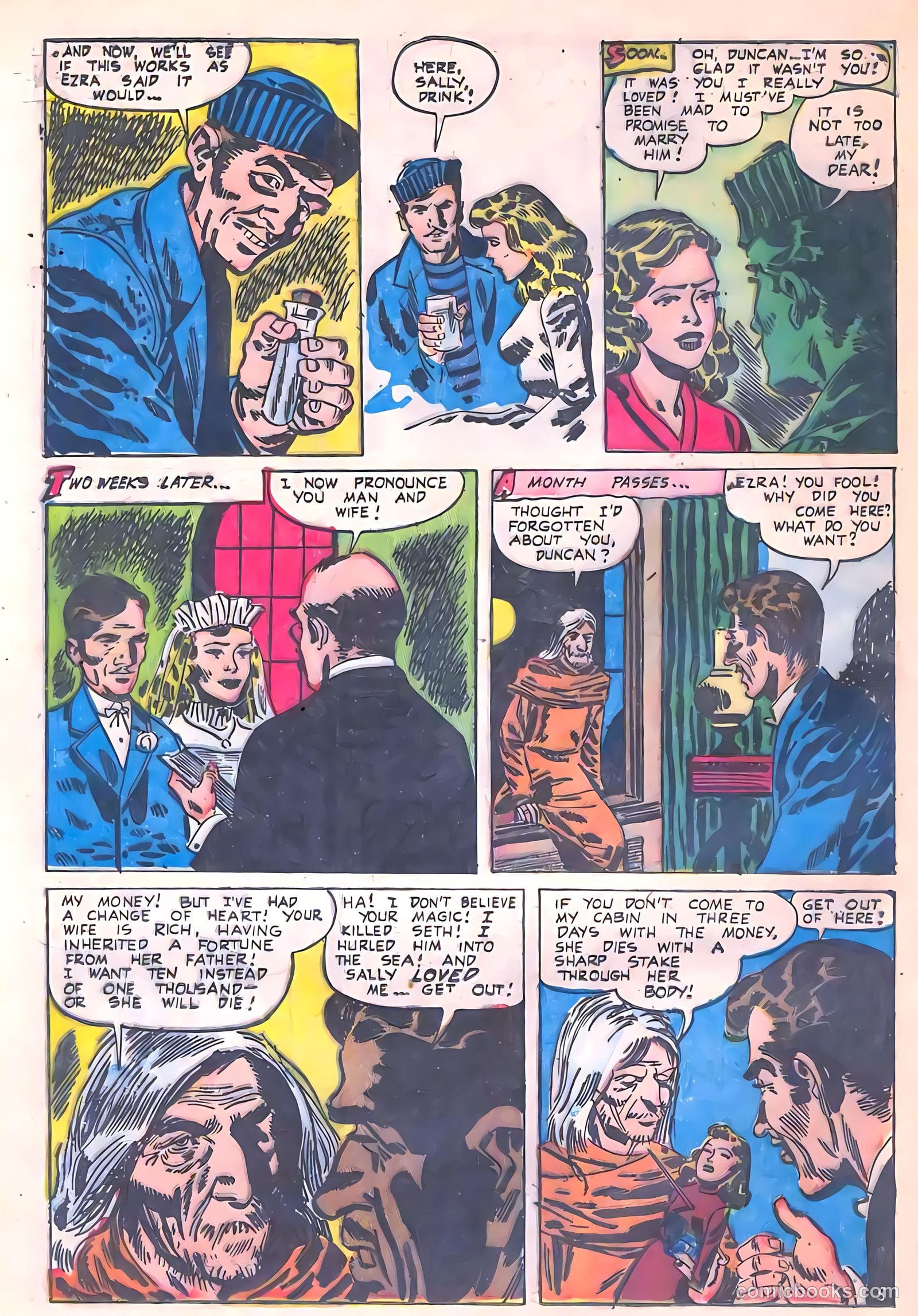 Adventures into Darkness #12 (1953) — page 20 of 36