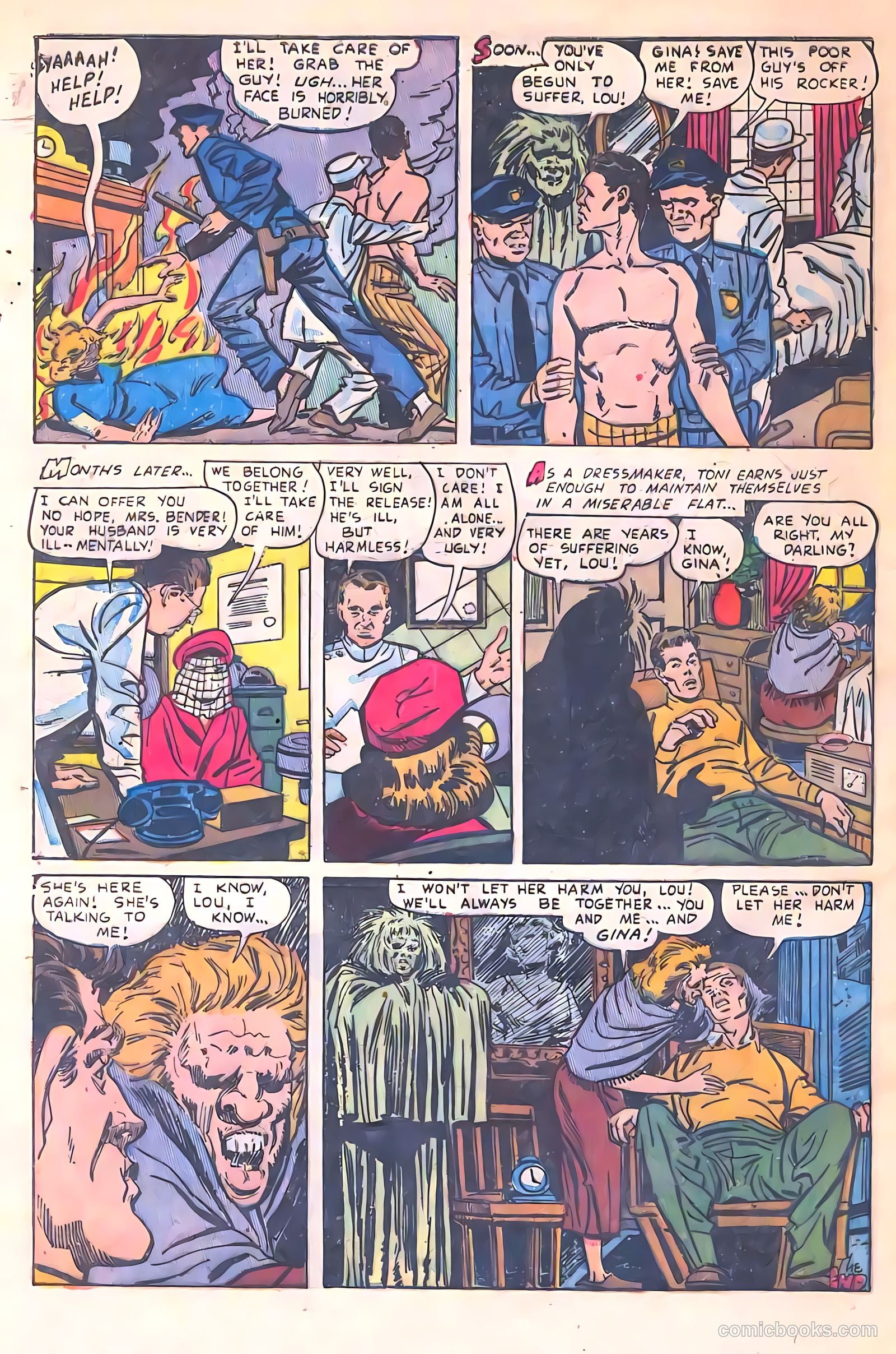 Adventures into Darkness #12 (1953) — page 32 of 36