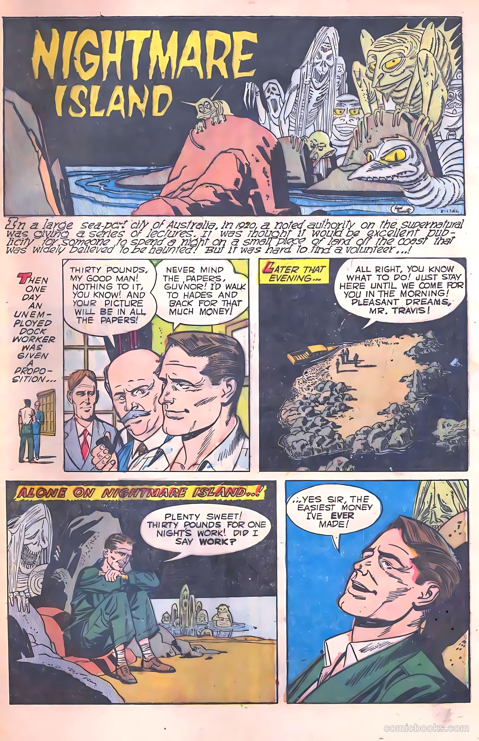 Adventures into Darkness #12 (1953) — page 33 of 36