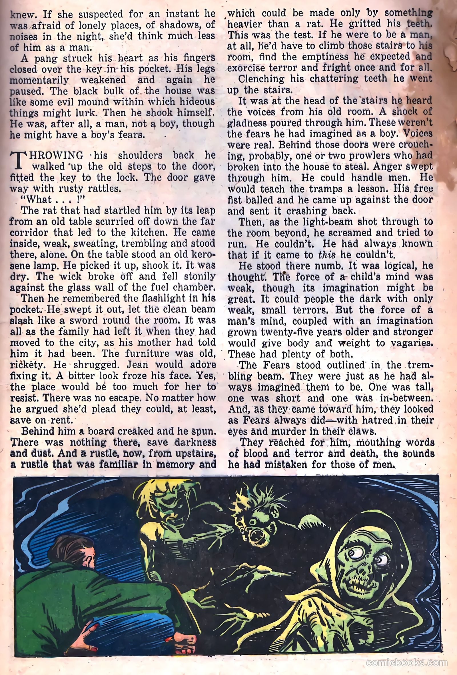 Adventures into Darkness #13 (1954) — page 21 of 36