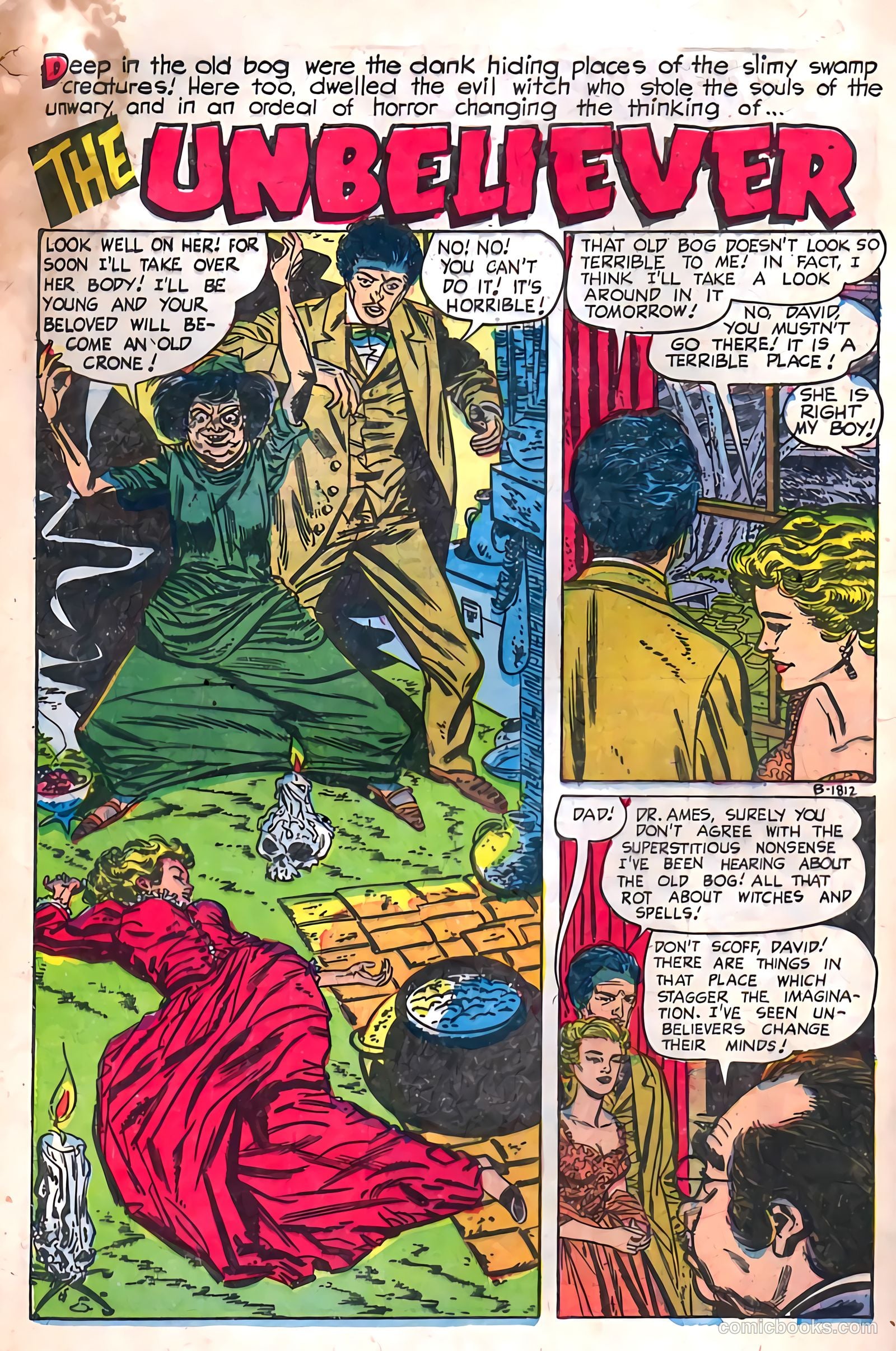 Adventures into Darkness #13 (1954) — page 28 of 36