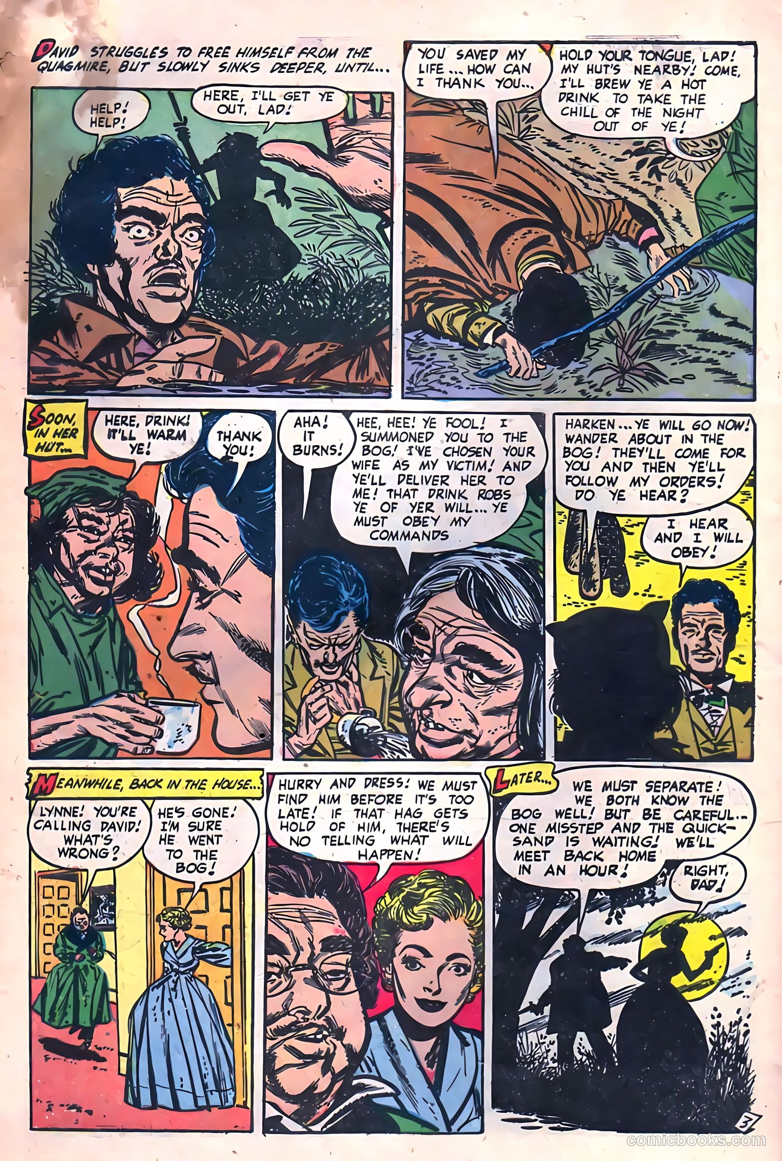 Adventures into Darkness #13 (1954) — page 30 of 36