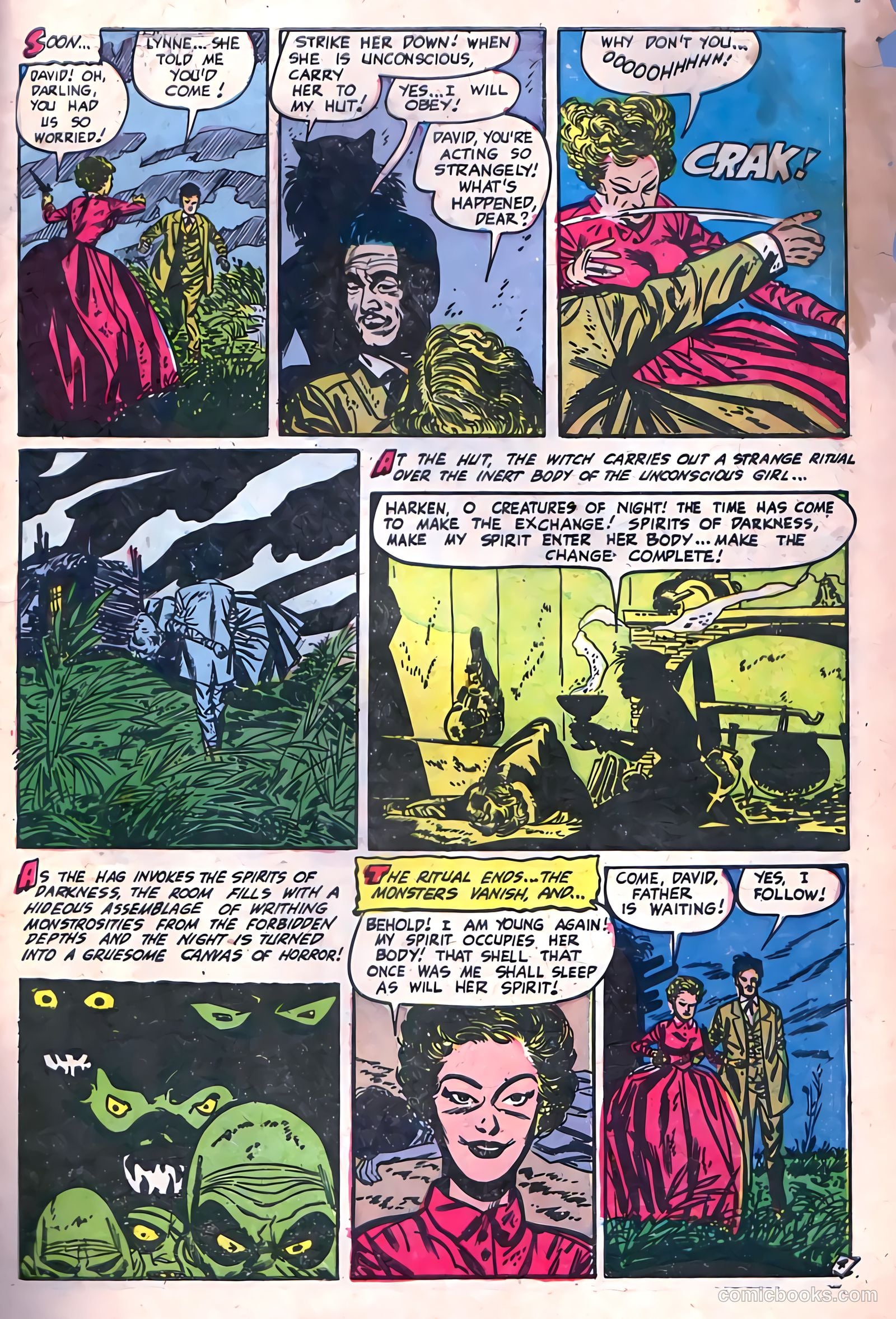 Adventures into Darkness #13 (1954) — page 31 of 36