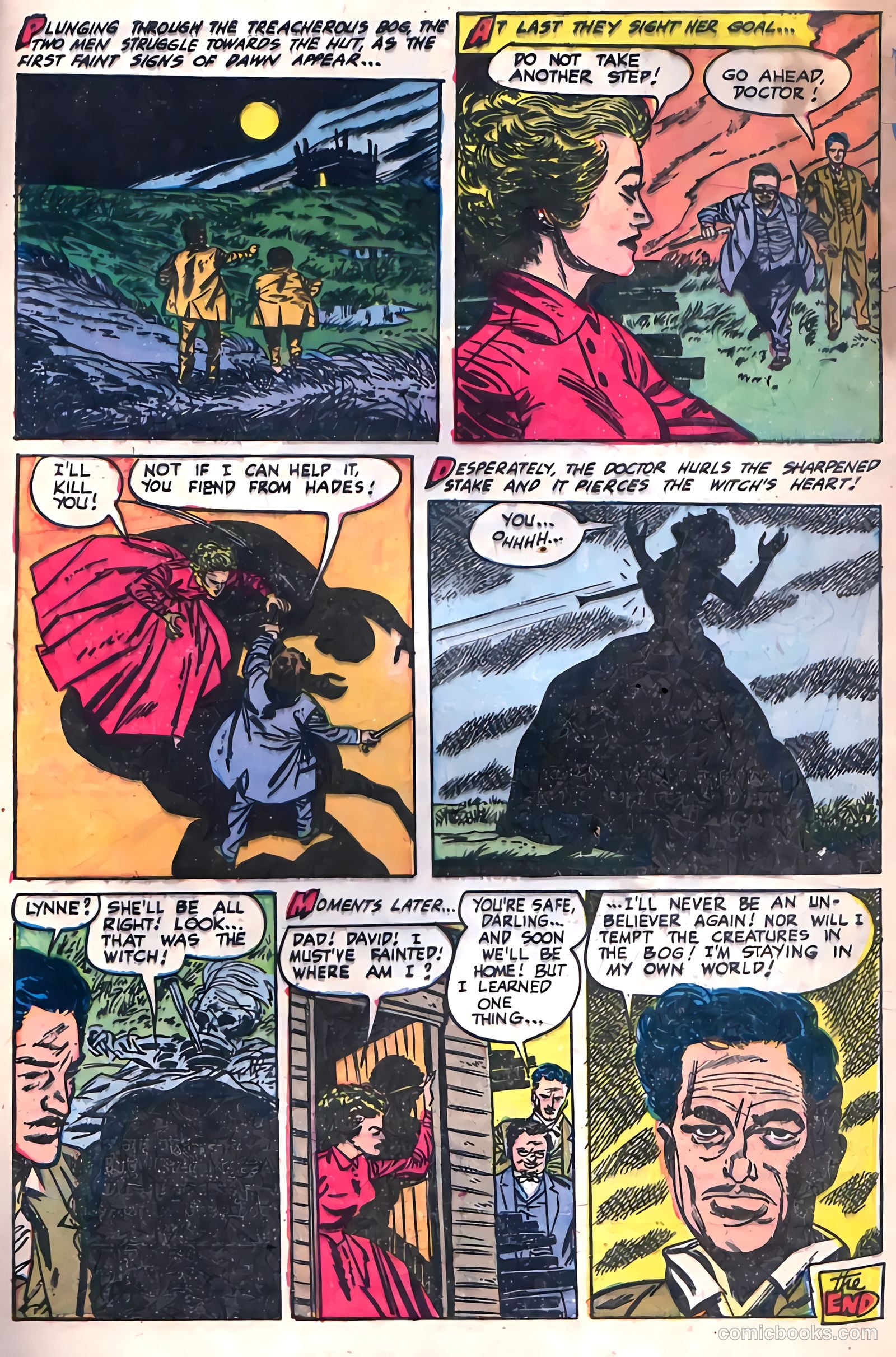 Adventures into Darkness #13 (1954) — page 33 of 36