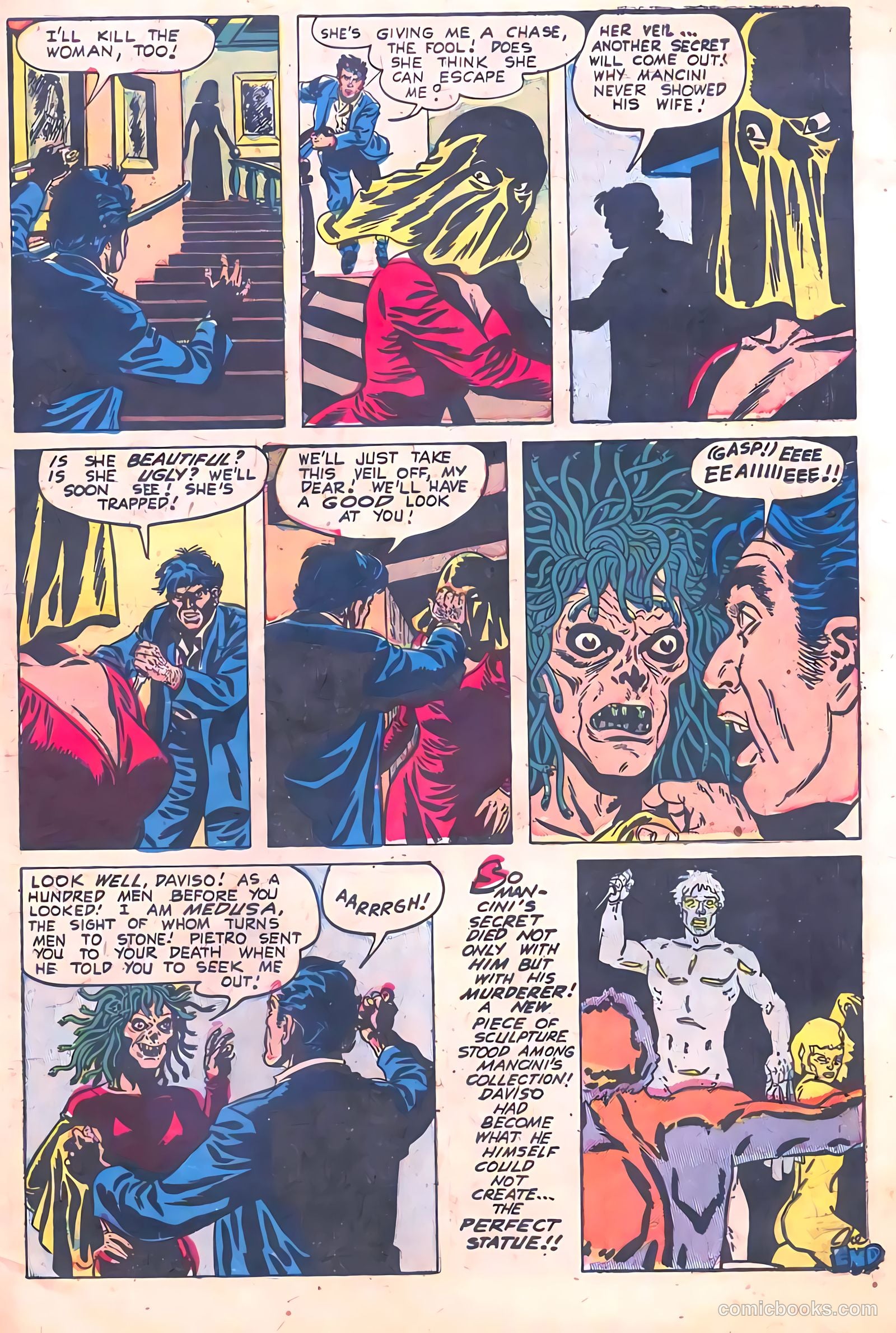 Adventures into Darkness #14 (1954) — page 7 of 36