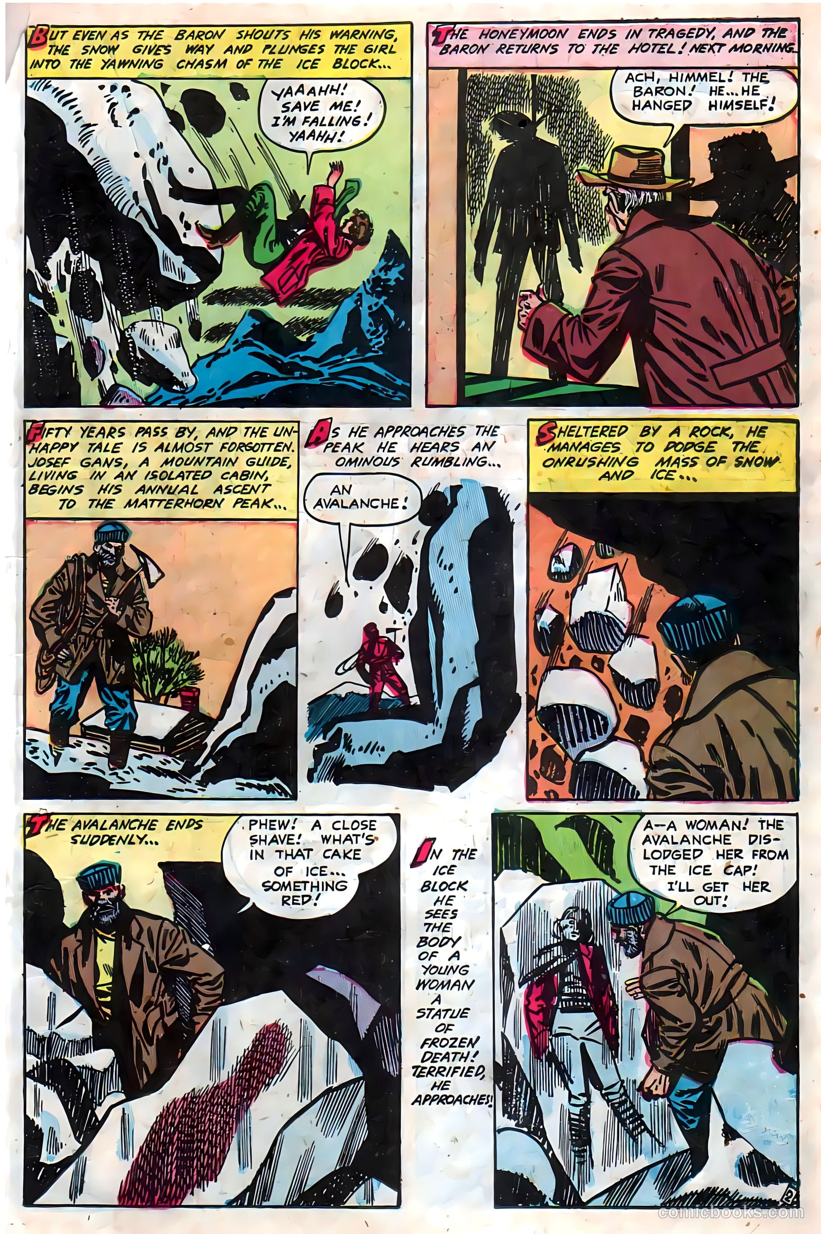 Adventures into Darkness #14 (1954) — page 19 of 36