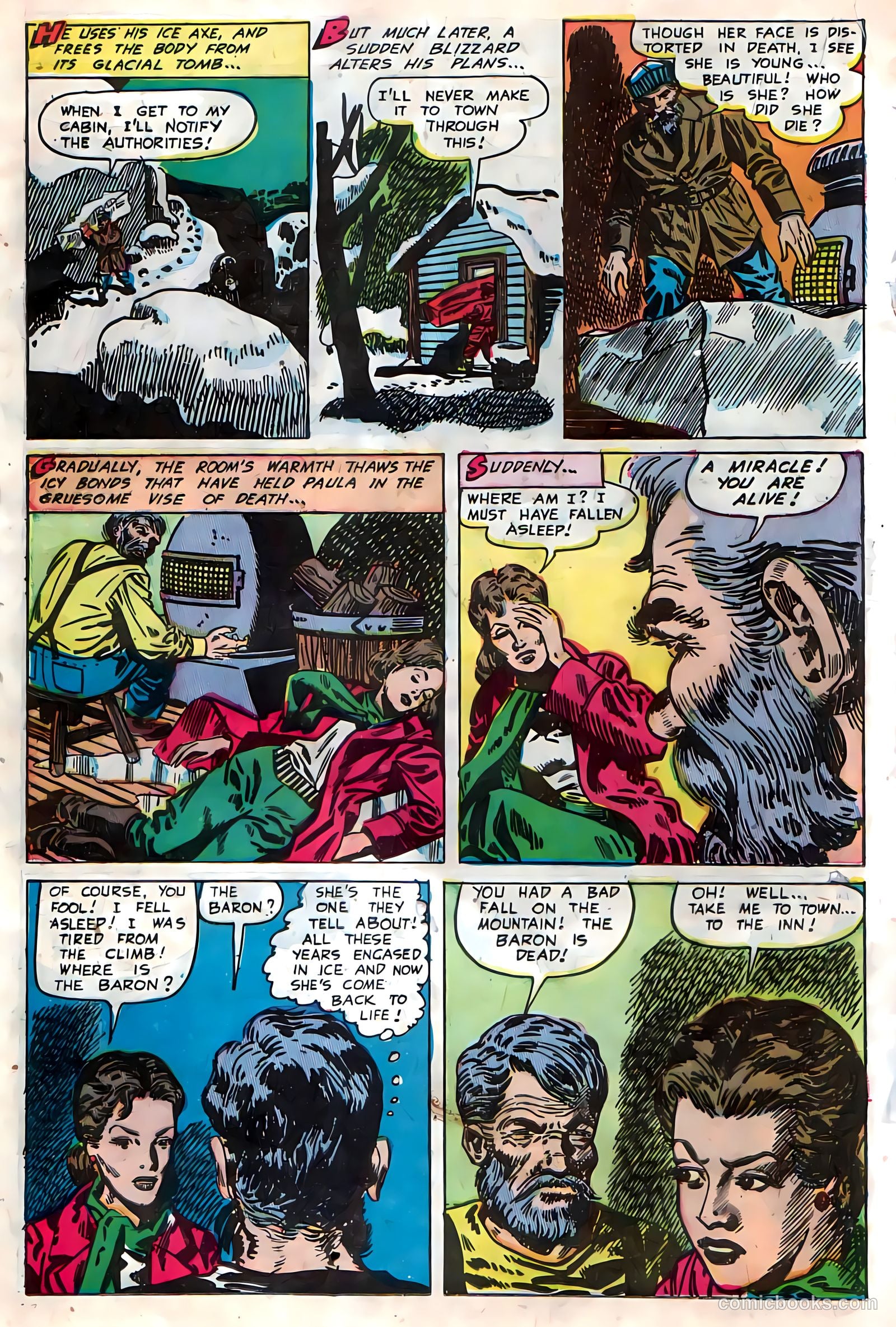 Adventures into Darkness #14 (1954) — page 20 of 36