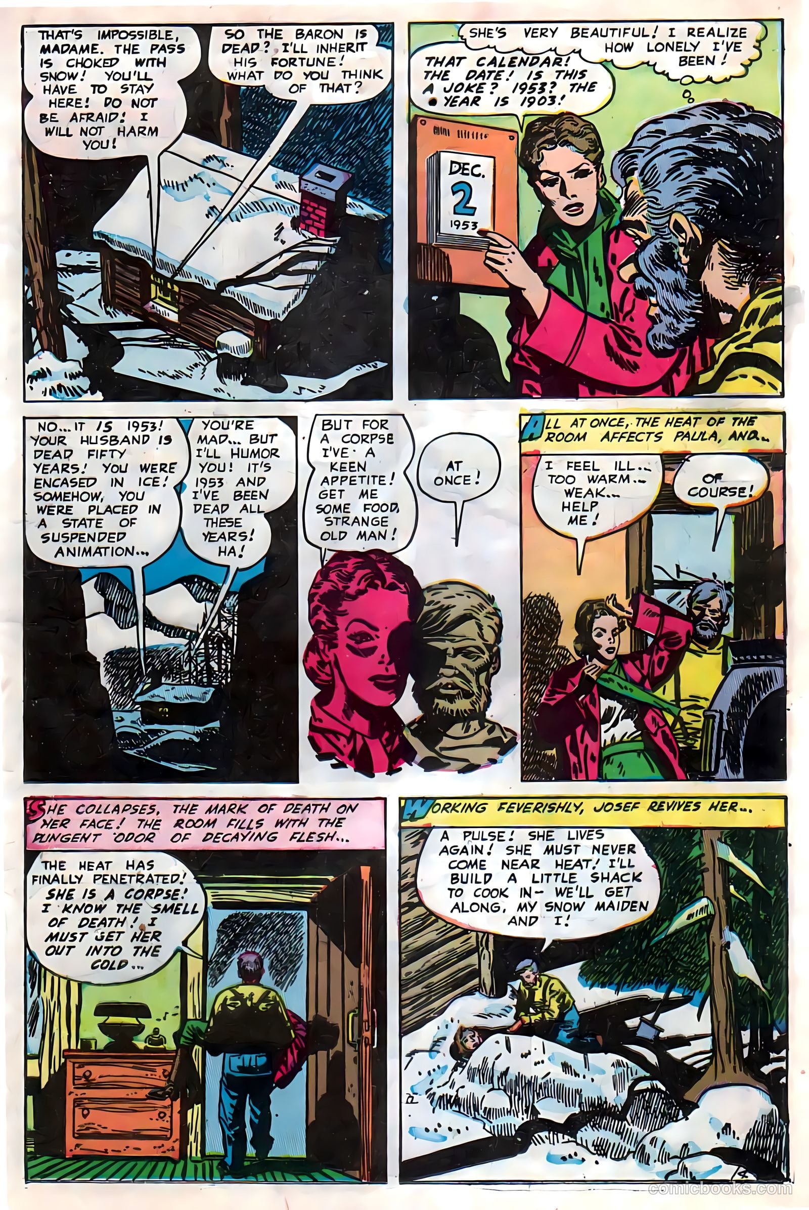 Adventures into Darkness #14 (1954) — page 21 of 36