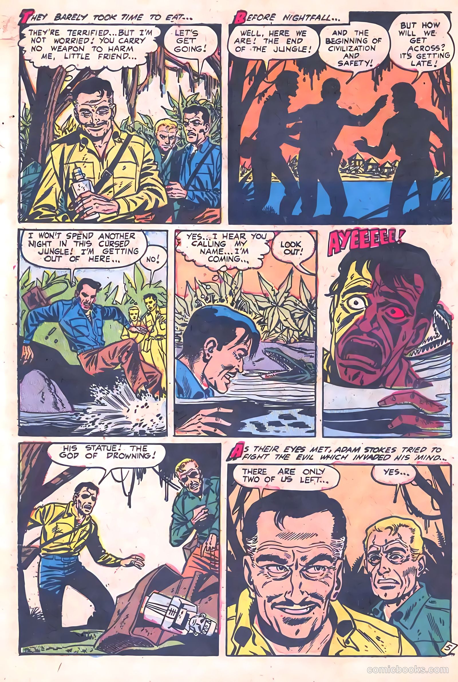 Adventures into Darkness #14 (1954) — page 30 of 36