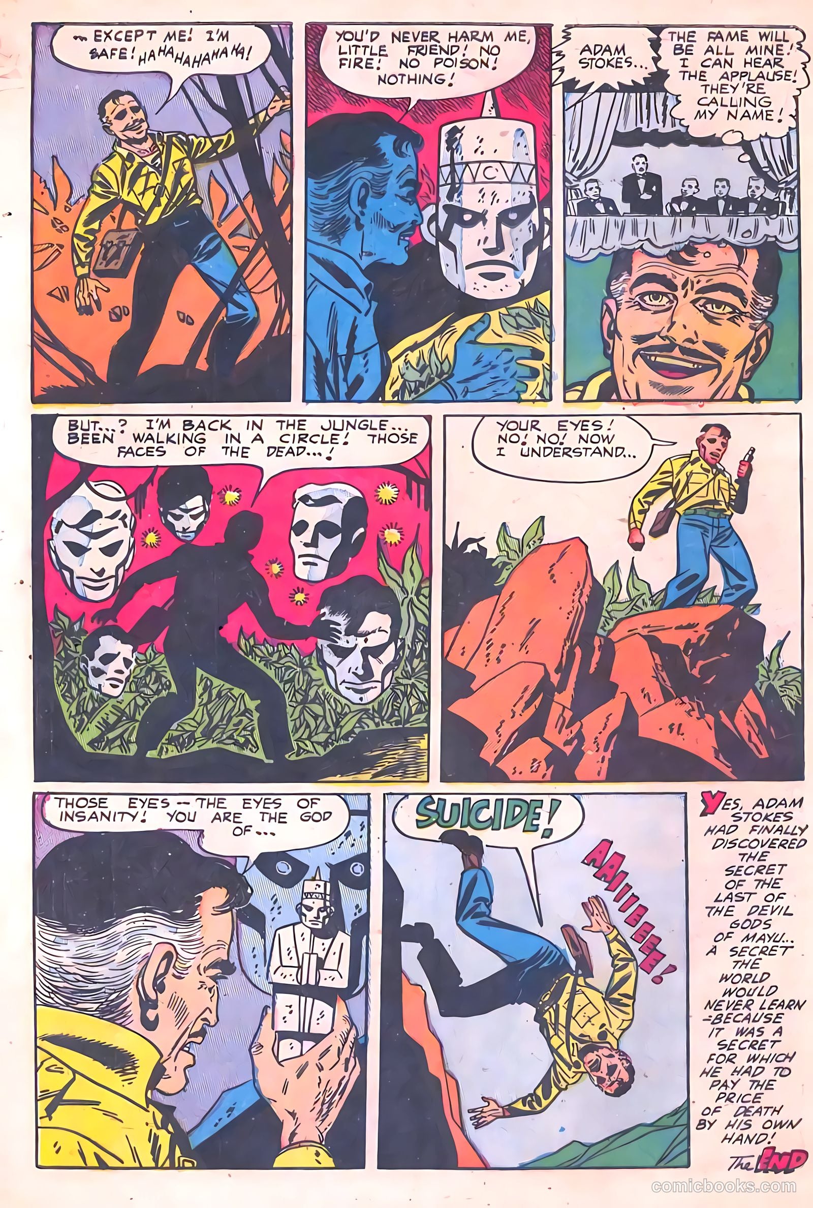 Adventures into Darkness #14 (1954) — page 32 of 36