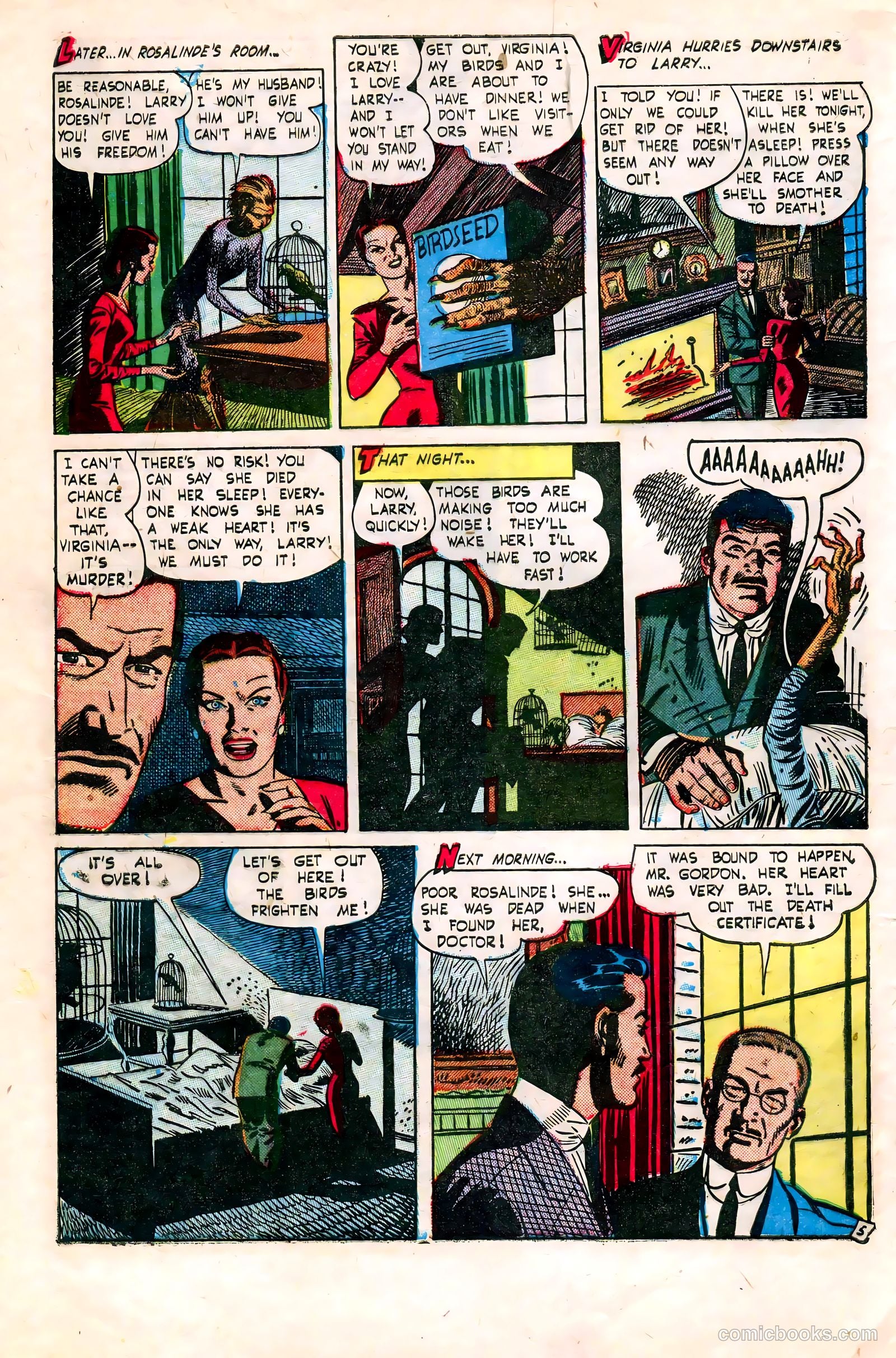 Adventures into Darkness #5 (1952) — page 32 of 36