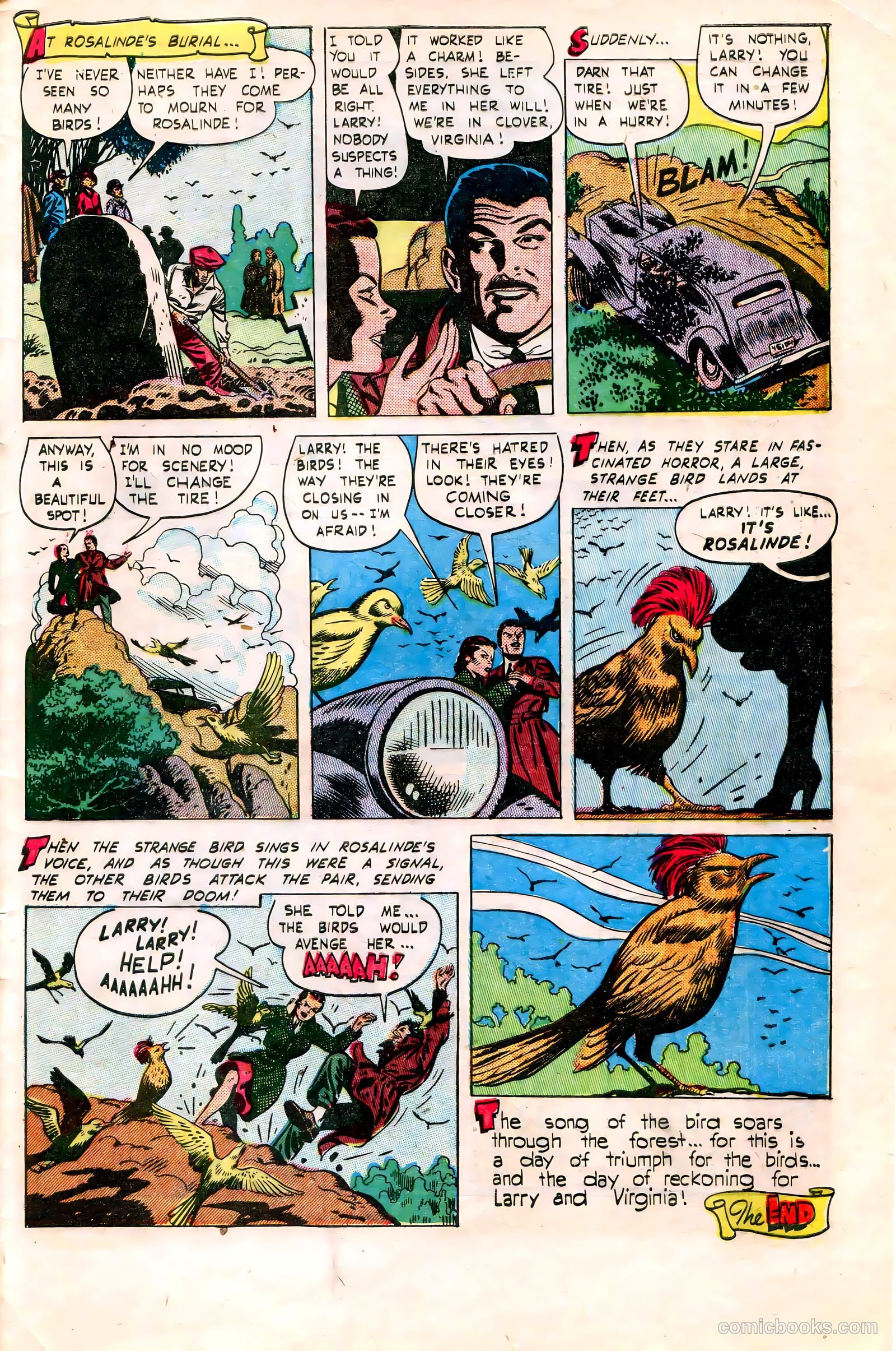 Adventures into Darkness #5 (1952) — page 33 of 36