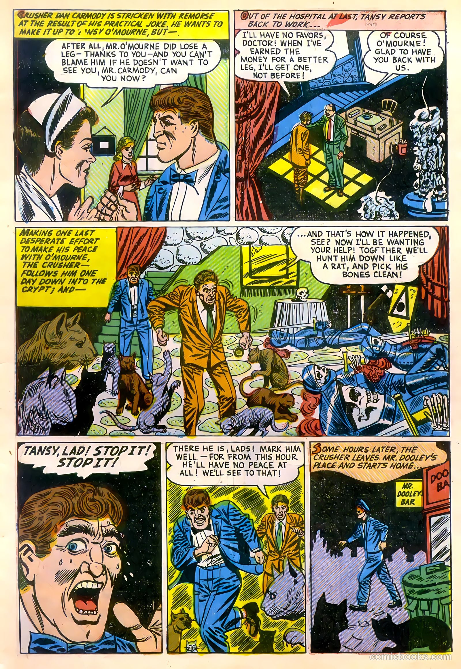 Adventures into Darkness #6 (1952) — page 30 of 37