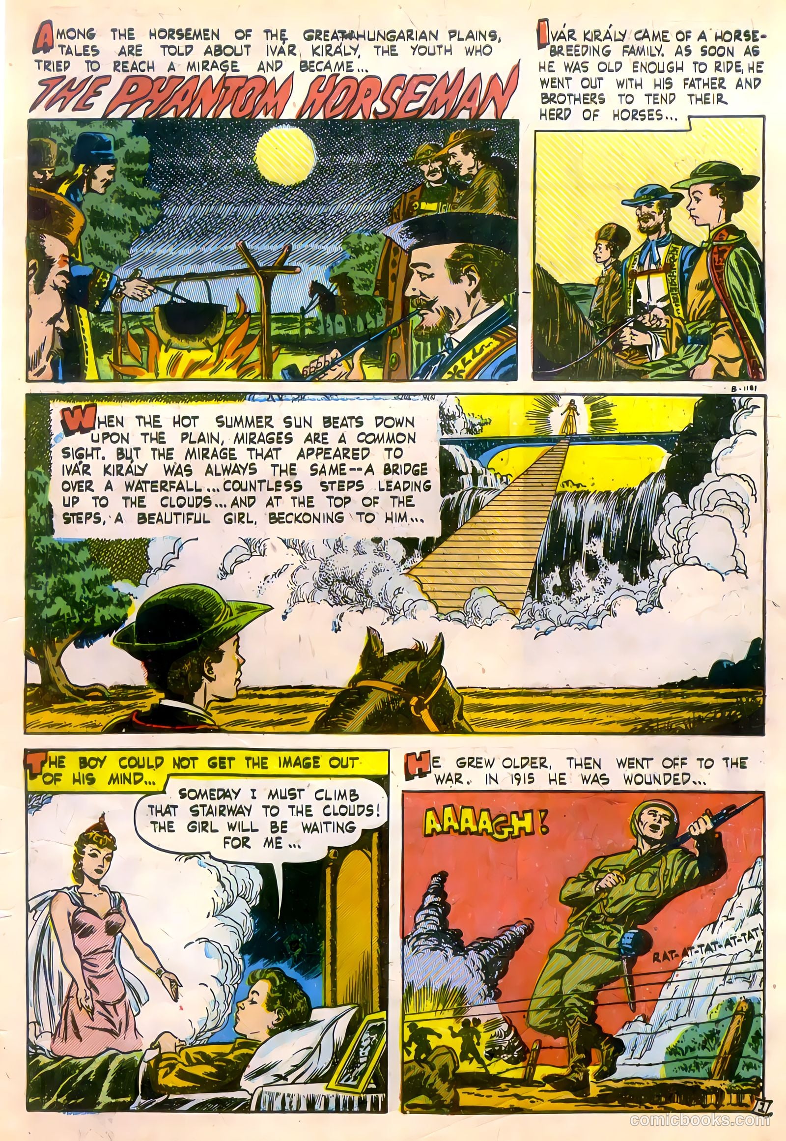 Adventures into Darkness #6 (1952) — page 34 of 37