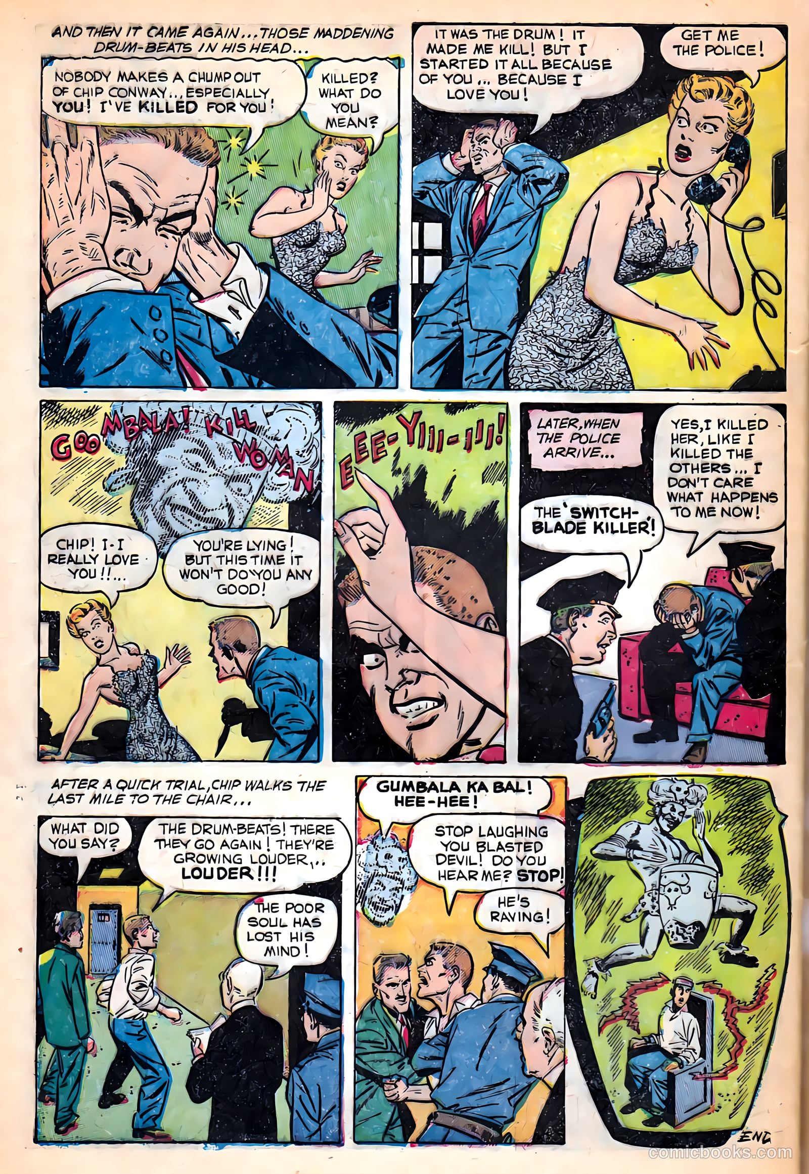 Adventures into Darkness #7 (1952) — page 32 of 36
