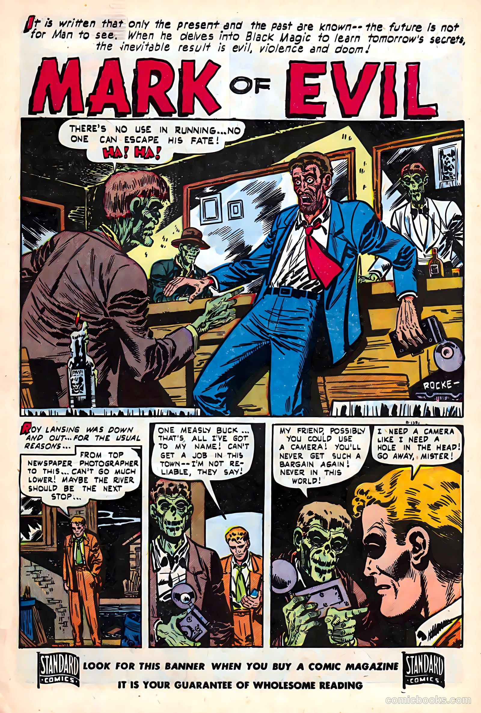 Adventures into Darkness #8 (1953) — page 3 of 36