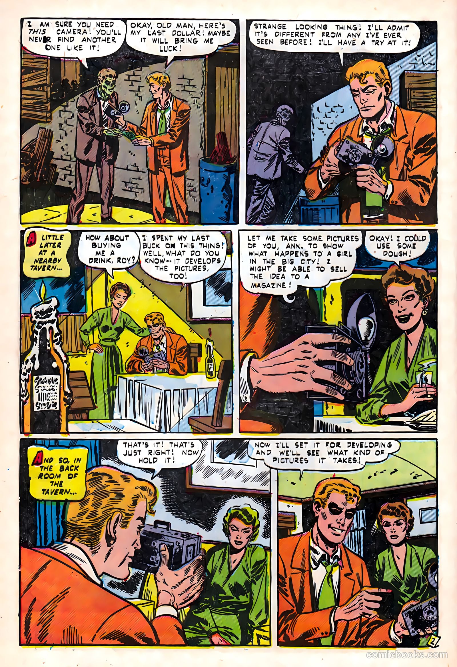 Adventures into Darkness #8 (1953) — page 4 of 36
